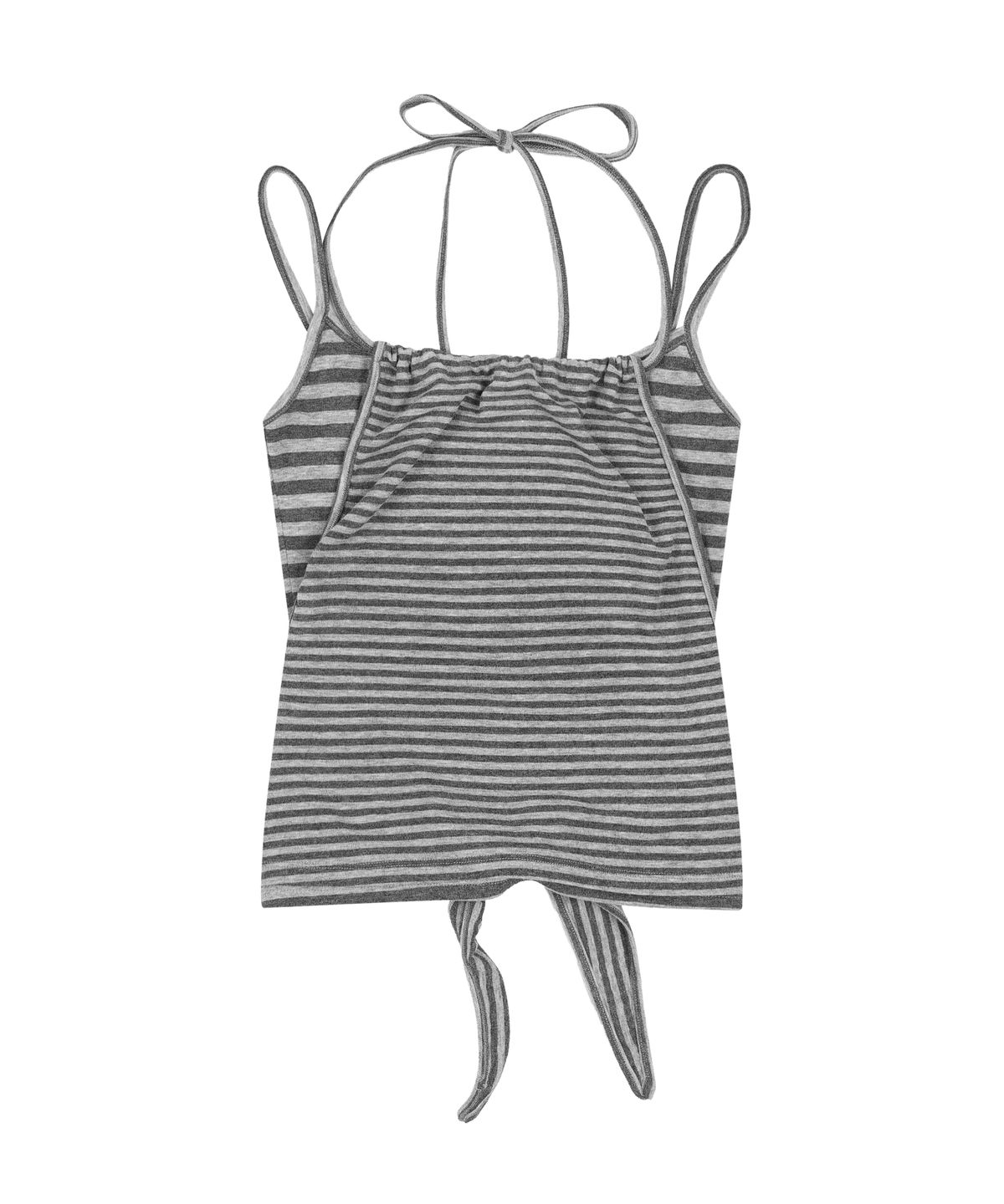 오디너리 홀리데이(ORDINARY HOLIDAY) LAYERED STRIPE TOP [GREY]