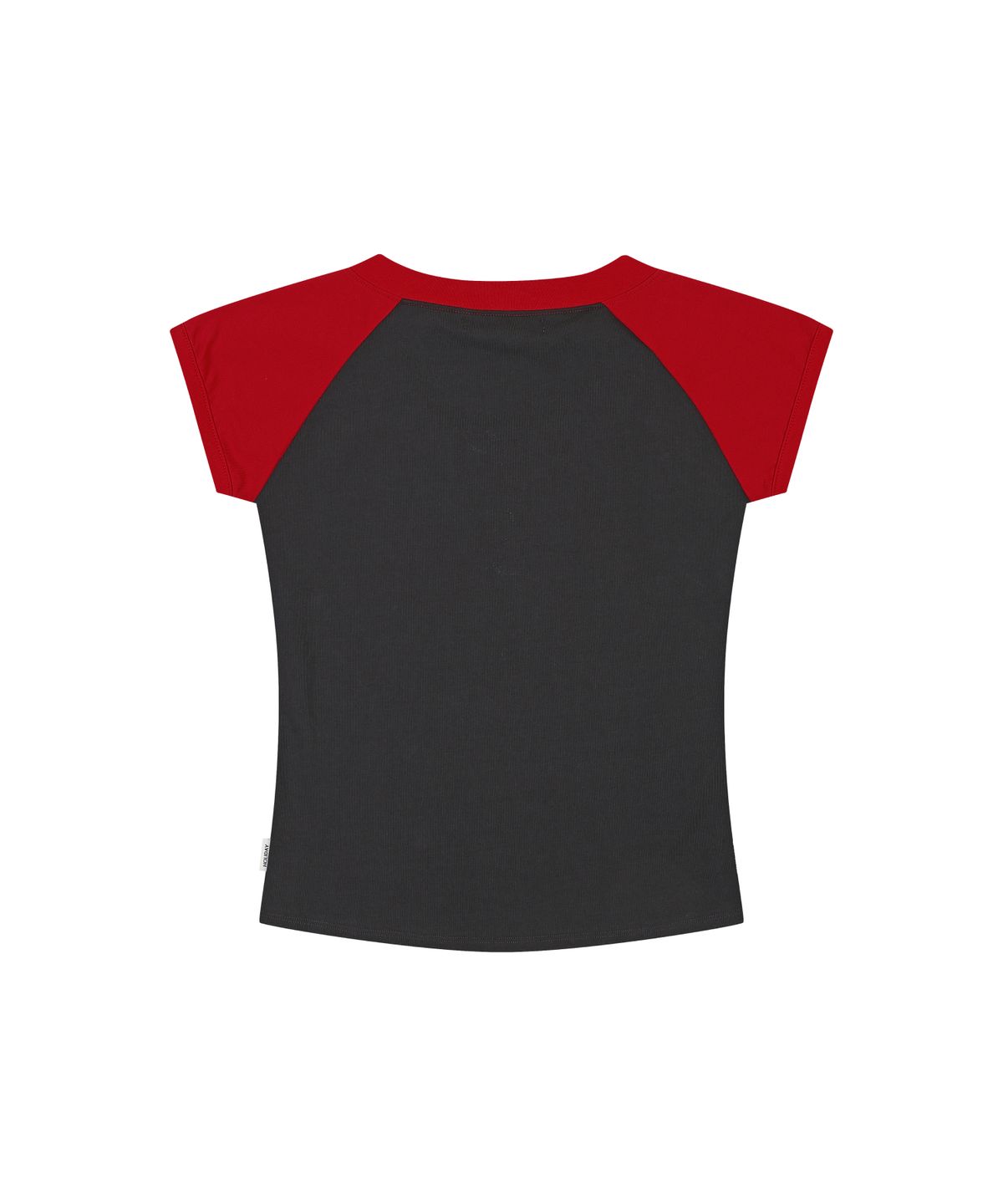 오디너리 홀리데이(ORDINARY HOLIDAY) V NECK SLIM T-SHIRT [RED]