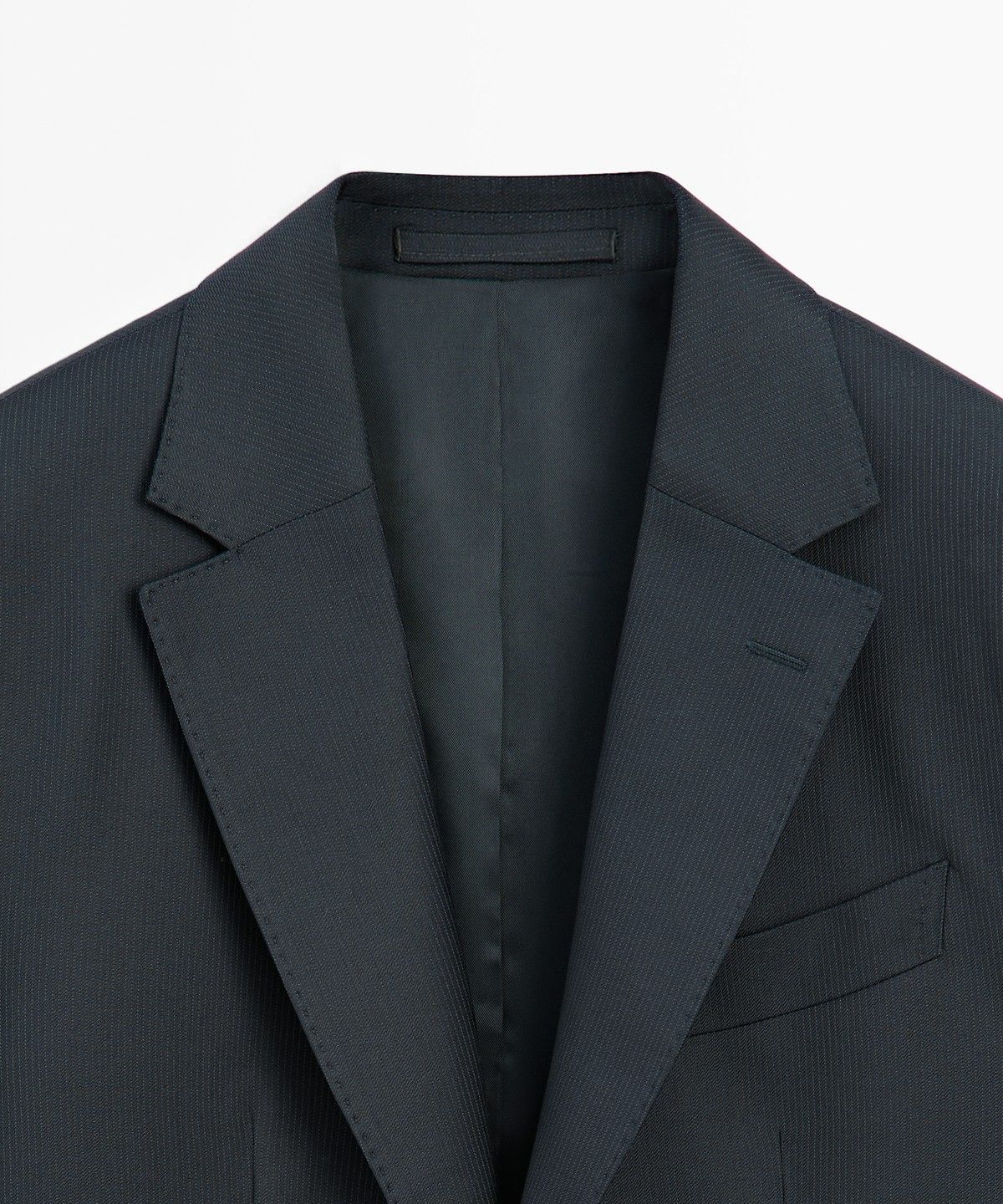 마시모두띠(MASSIMO DUTTI) 스트라이프 울 블렌드 수트 블레이저