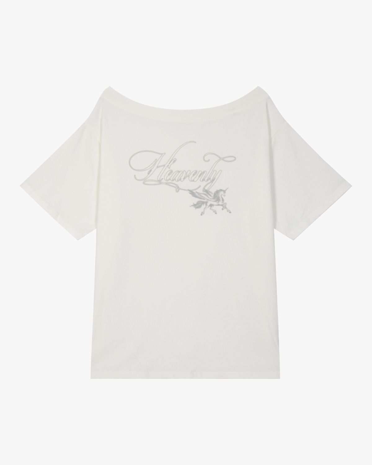 여린(YEORIN) Heavenly Loose T-Shirts (White)
