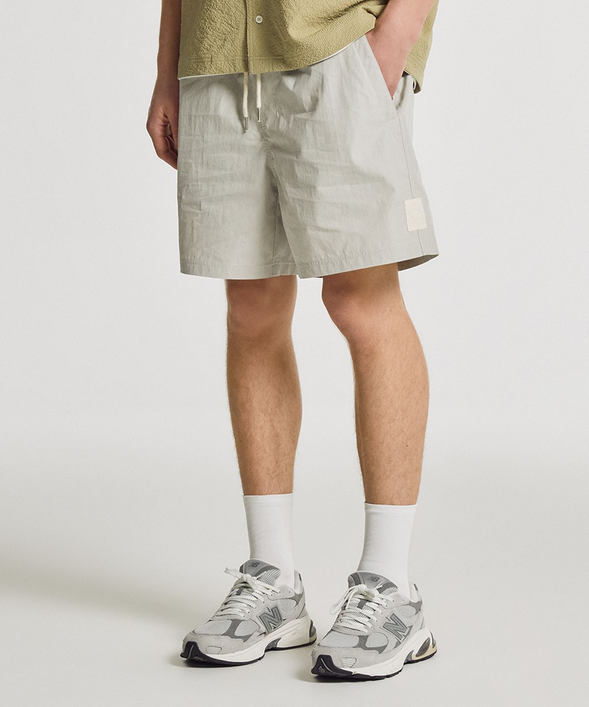 뉴발란스(NEW BALANCE) NBNVGCA013 / UNI 썬키스트 4.5부 쇼츠 (L/GRAY)