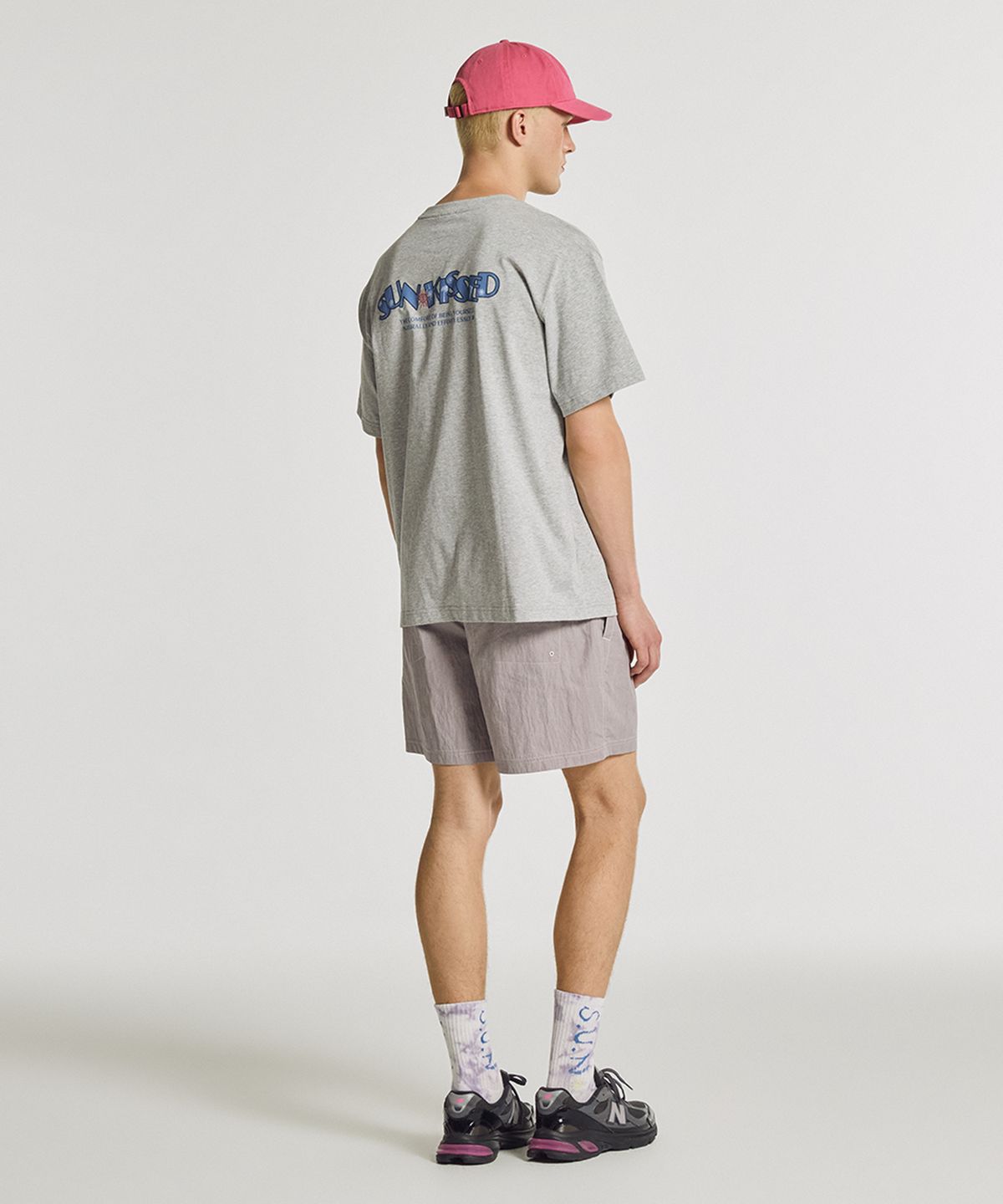 뉴발란스(NEW BALANCE) NBNVGCA013 / UNI 썬키스트 4.5부 쇼츠 (D/PINK)