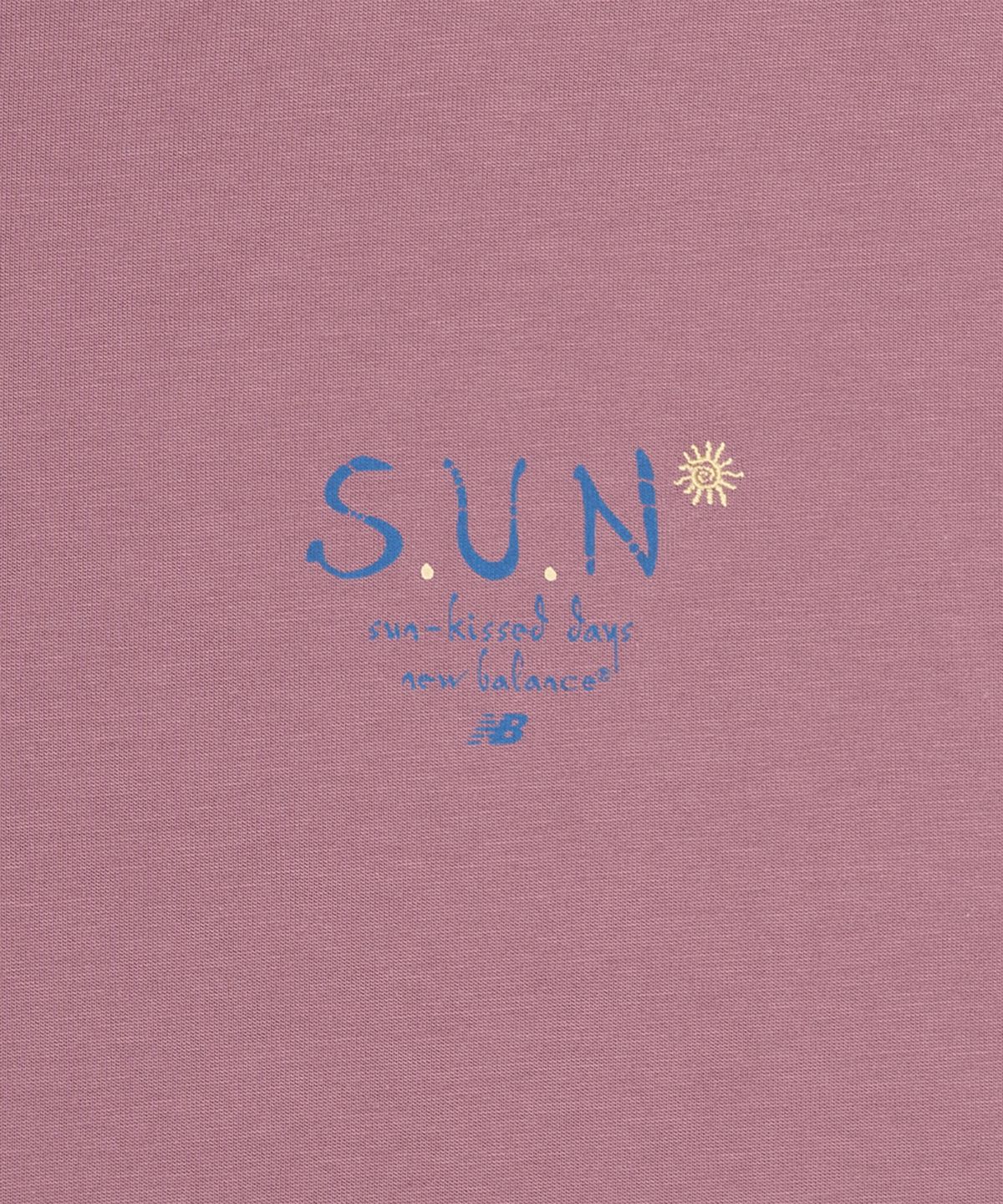뉴발란스(NEW BALANCE) NBNEGCA013 / UNI 선 키스드 그래픽 반팔티 (PINK)