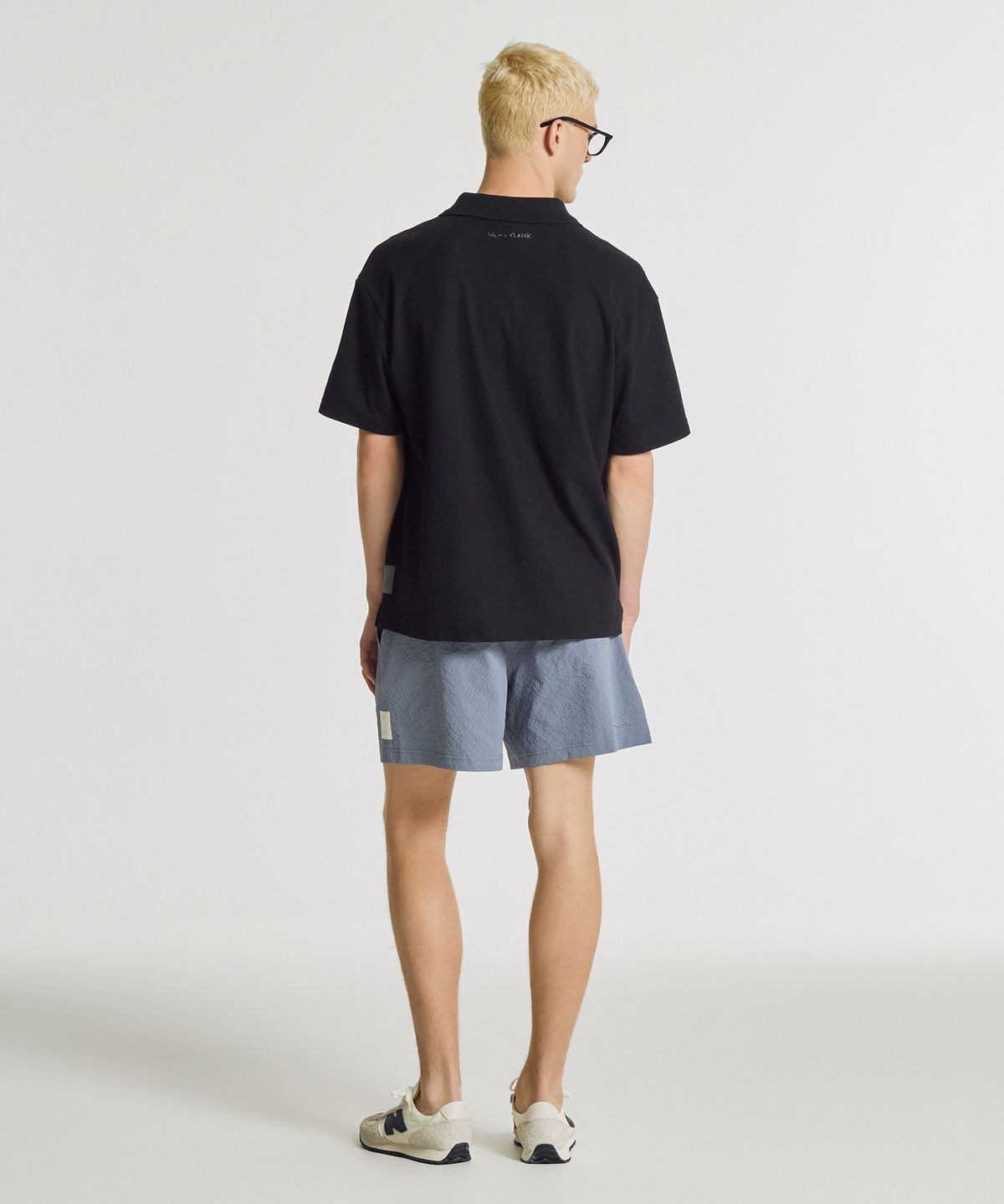 뉴발란스(NEW BALANCE) NBNFGCA013 / UNI 선 키스드 폴로 반팔티 (BLACK)