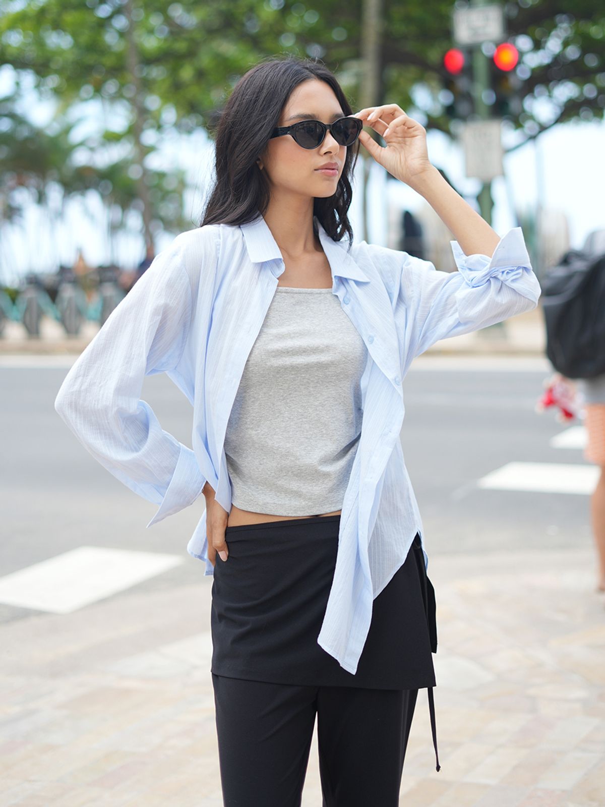 랭앤루(LANGNLU) PUNA Summer Shirt(푸나)_BLUE