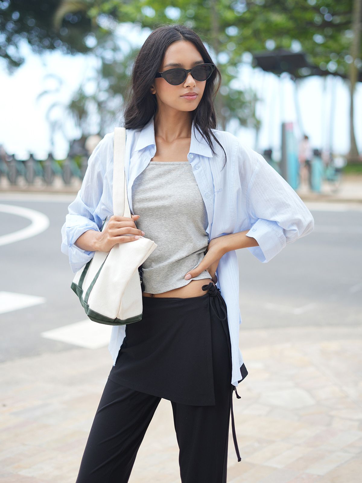 랭앤루(LANGNLU) PUNA Summer Shirt(푸나)_BLUE