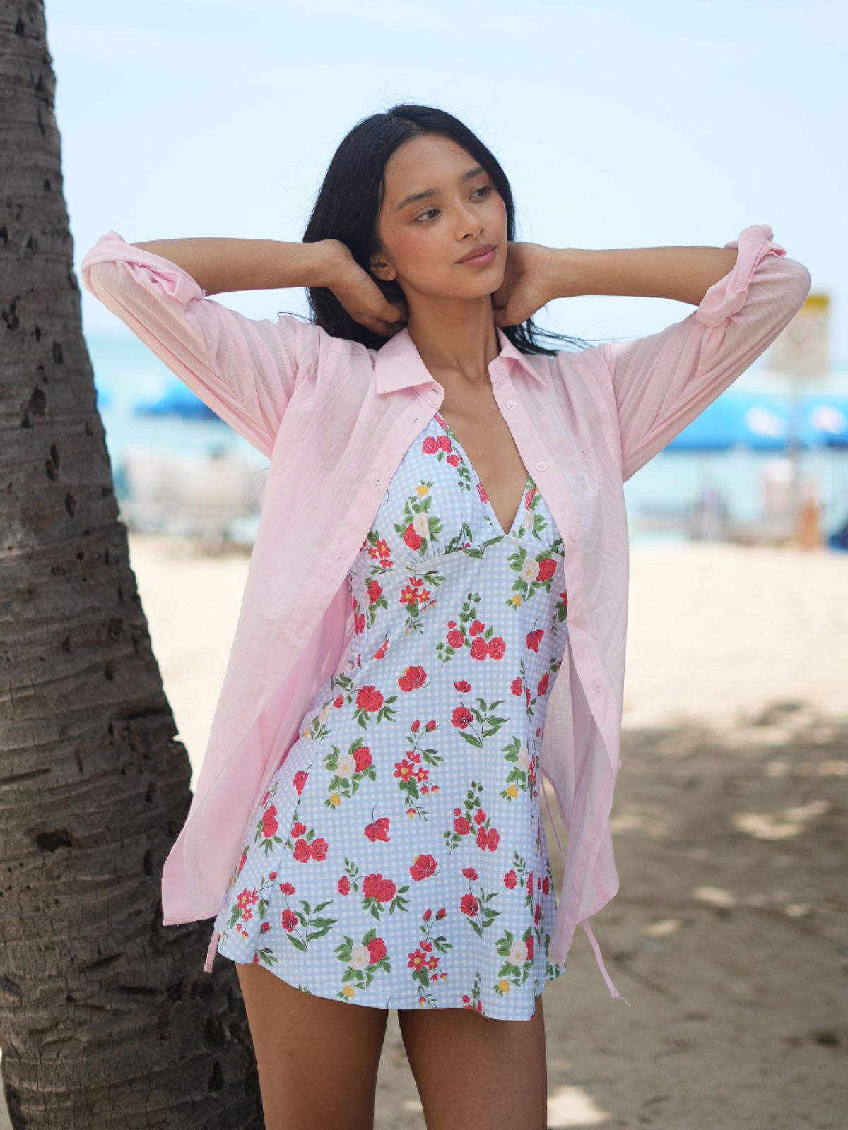 랭앤루(LANGNLU) PUNA Summer Shirt(푸나)_PINK