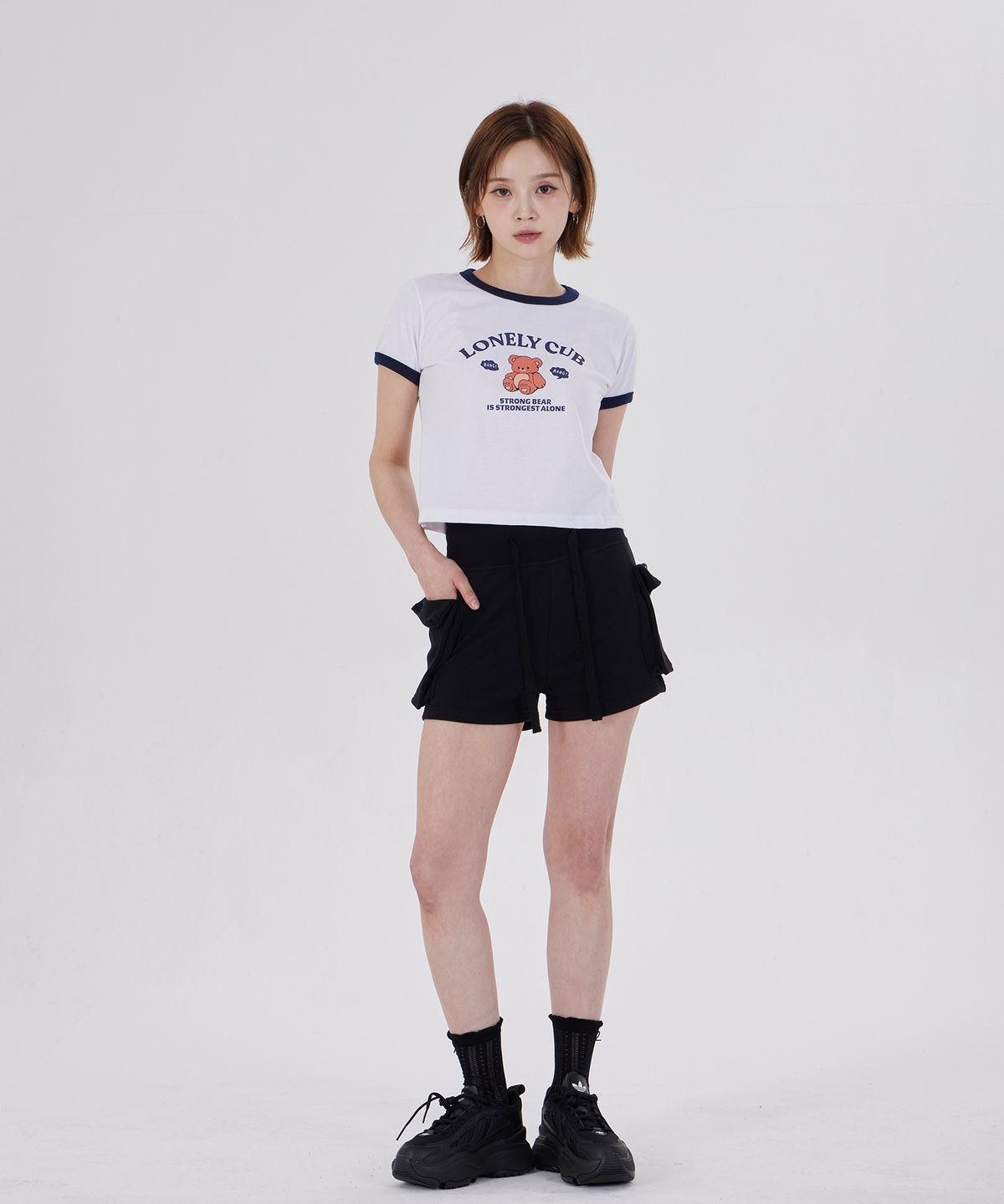 디스펑트(DYSFUNCT) BANDING 3D POCKET PANTS(BLACK)
