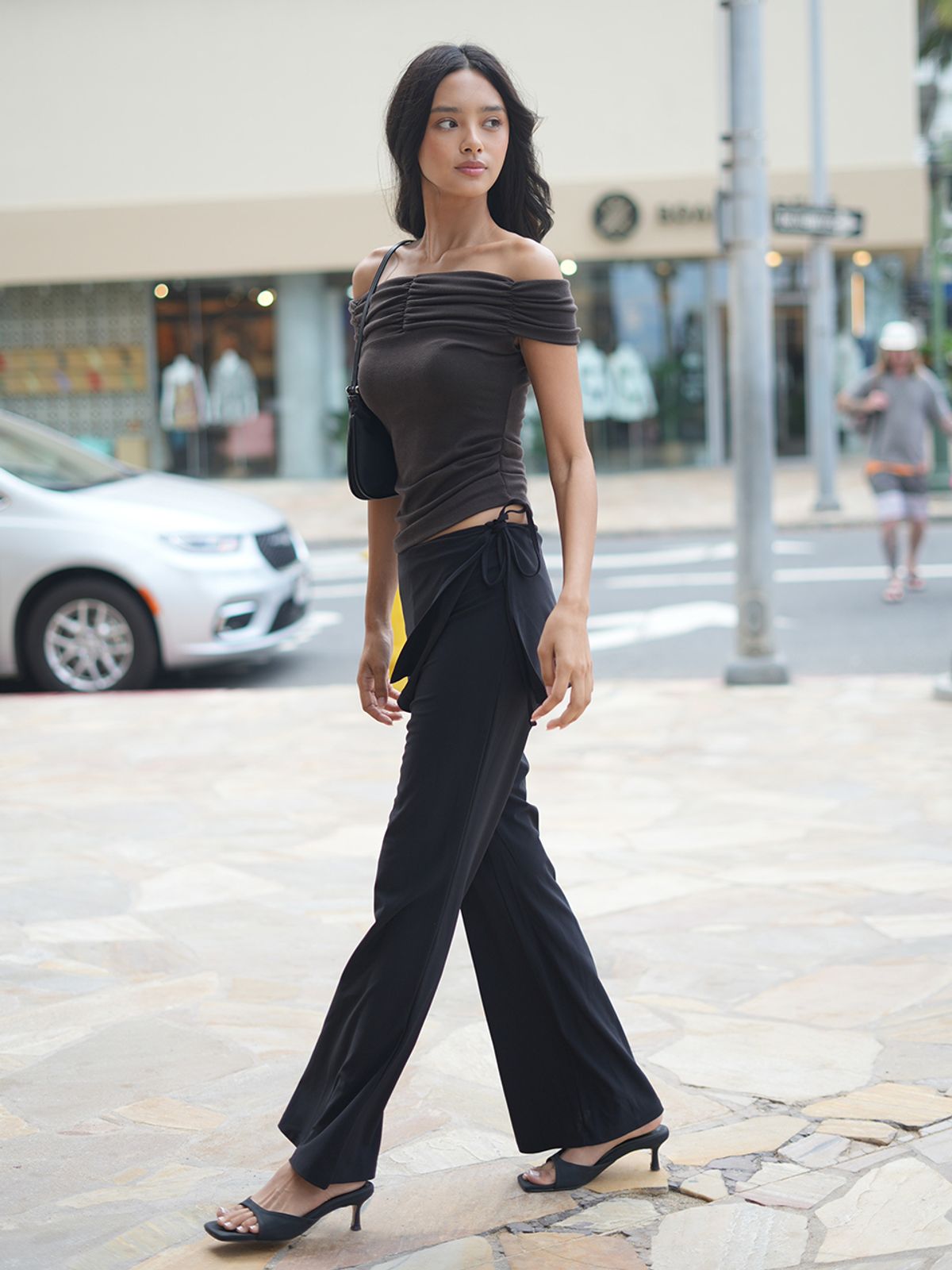 랭앤루(LANGNLU) RIZE Two-Way Jersey Pants(리제)_BLACK