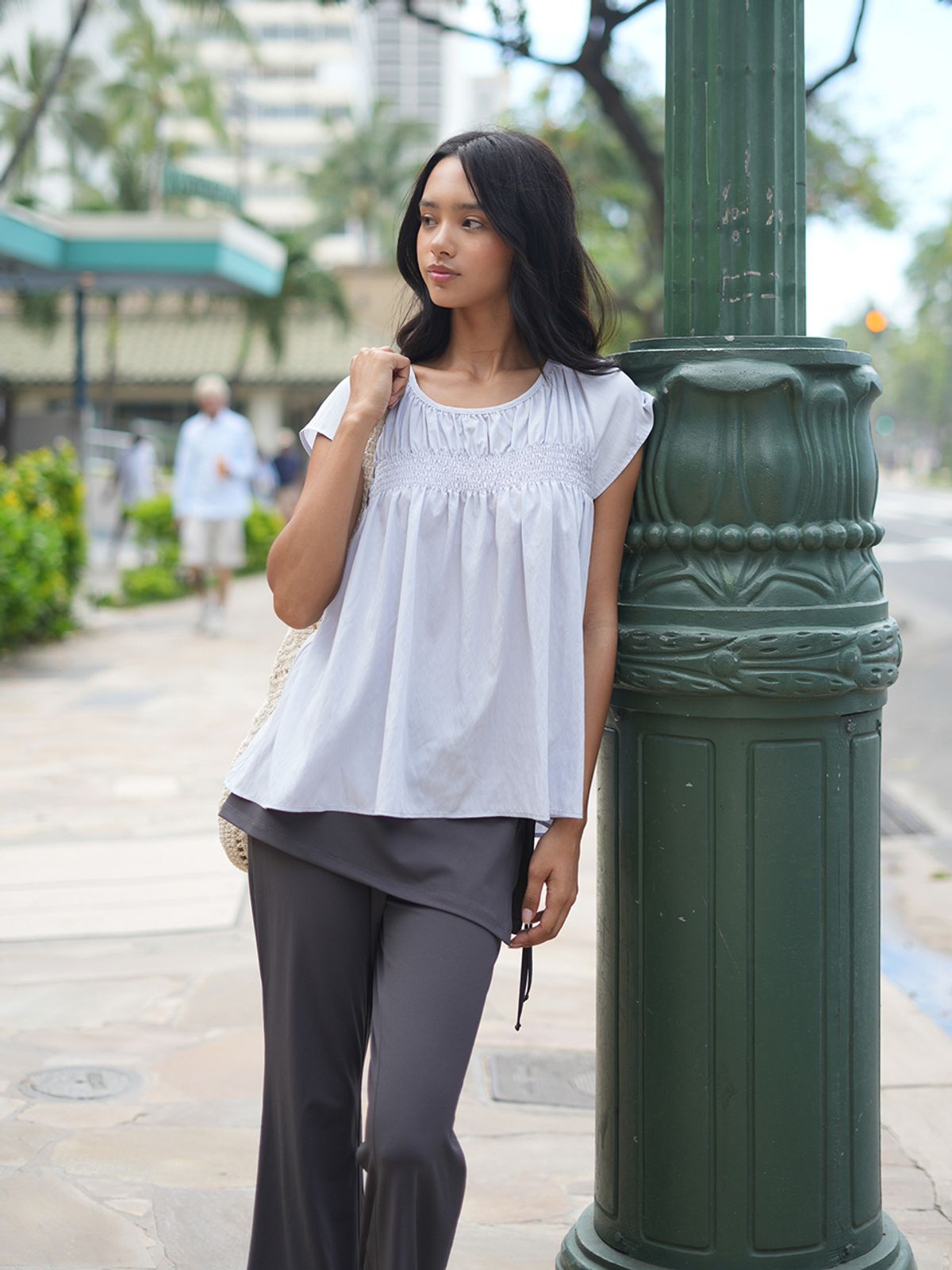 랭앤루(LANGNLU) RIZE Two-Way Jersey Pants(리제)_CHARCOAL