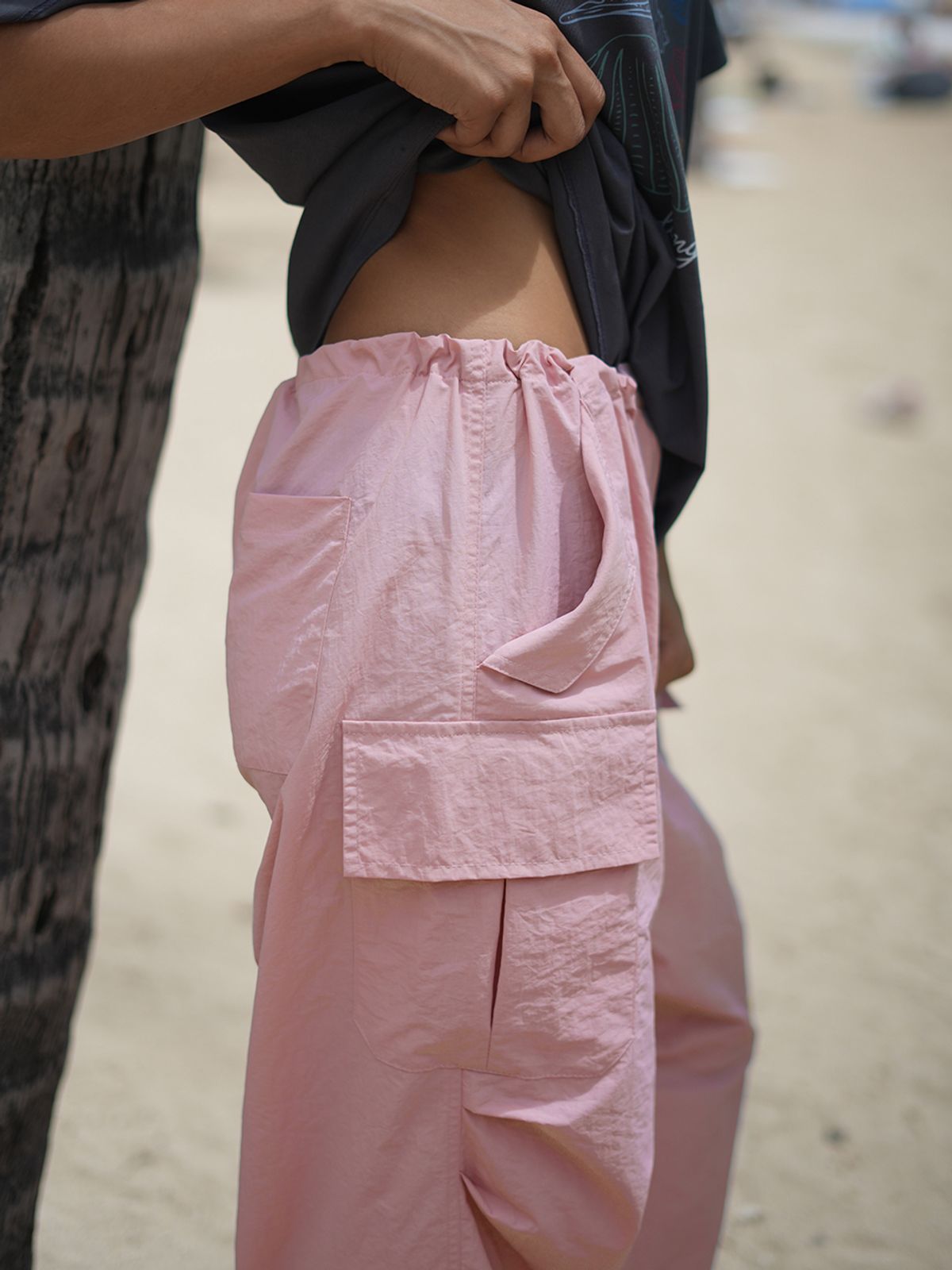 랭앤루(LANGNLU) KIKI Cargo Pants(키키)_PINK