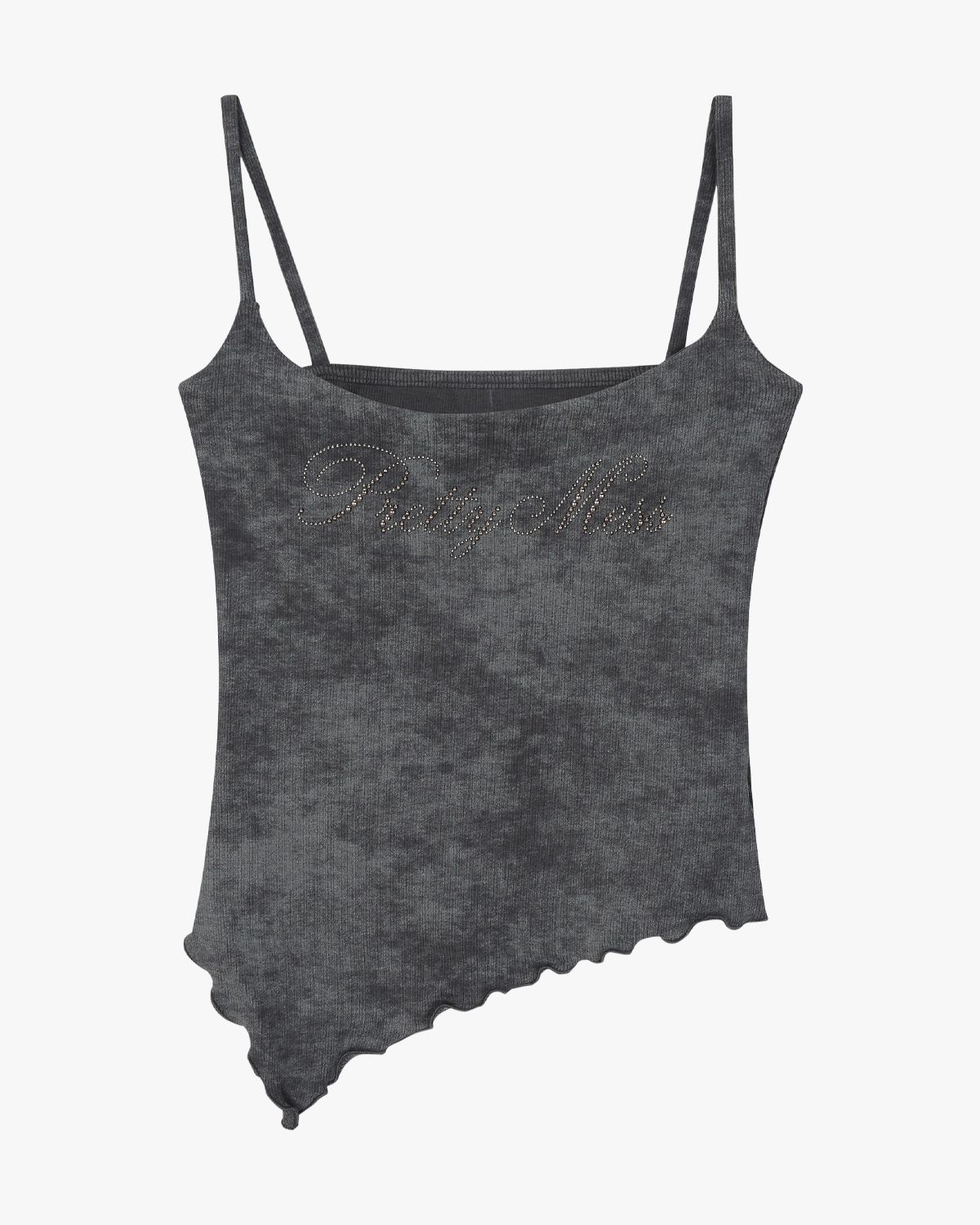 여린(YEORIN) Pretty Mess Tank (Charcoal)