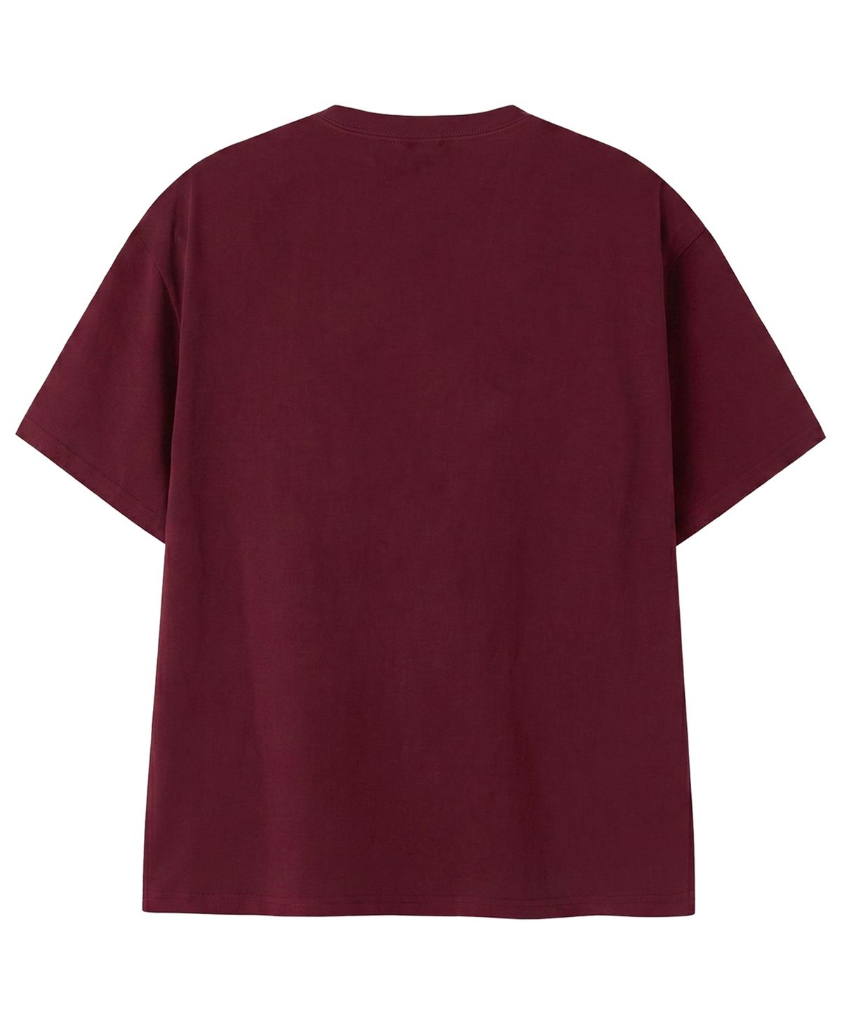 오픈야드(오와이)(OPENYARD(OY)) BOLD LETTERS TEE - BURGUNDY