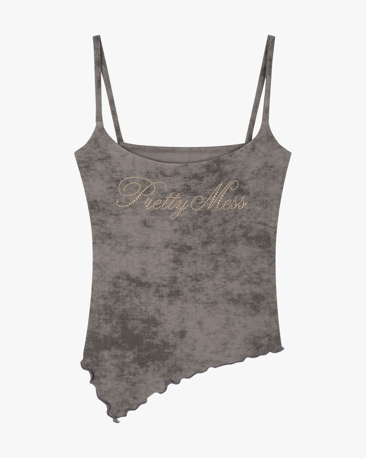 여린(YEORIN) Pretty Mess Tank (Grey)
