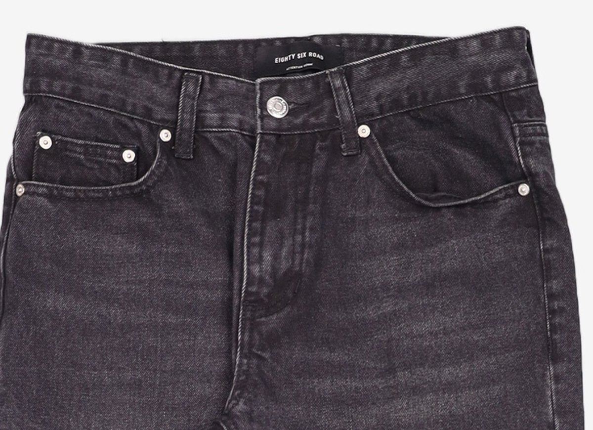 86로드(86ROAD) BLACK NORMAL CHIP / CROP TAPERED 30