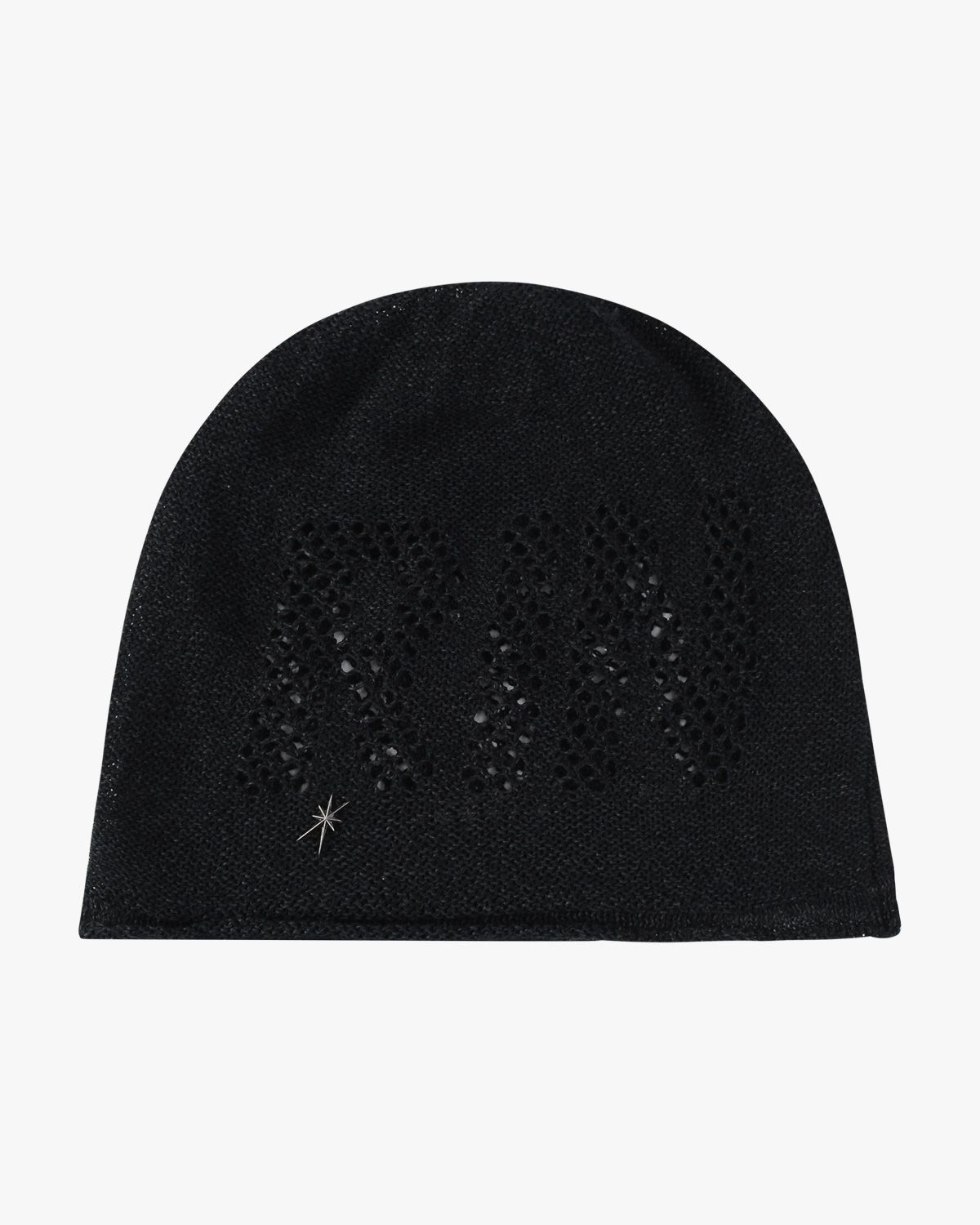 여린(YEORIN) Punching Knit Beanie (Black)