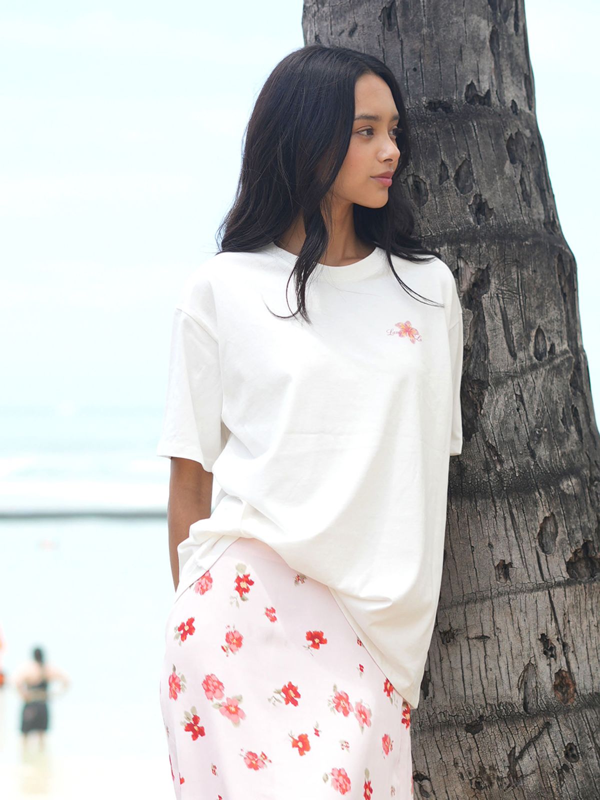 랭앤루(LANGNLU) SORBET Over Fit T-Shirts(소르베)_IVORY