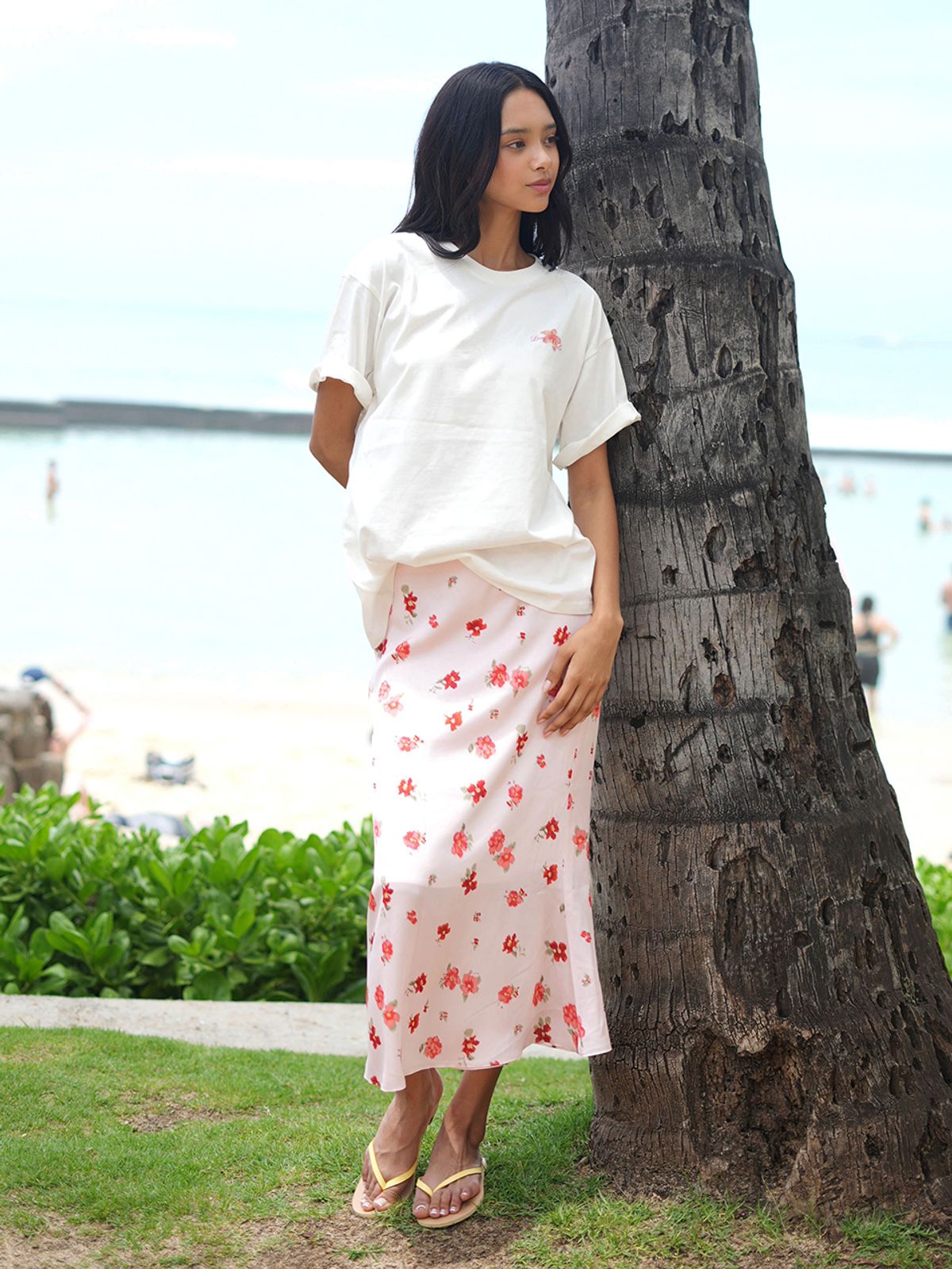 랭앤루(LANGNLU) SORBET Over Fit T-Shirts(소르베)_IVORY