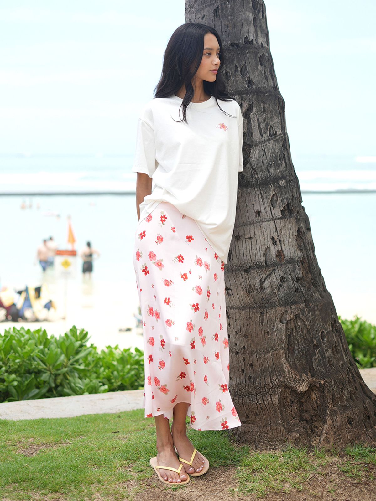 랭앤루(LANGNLU) SORBET Over Fit T-Shirts(소르베)_IVORY