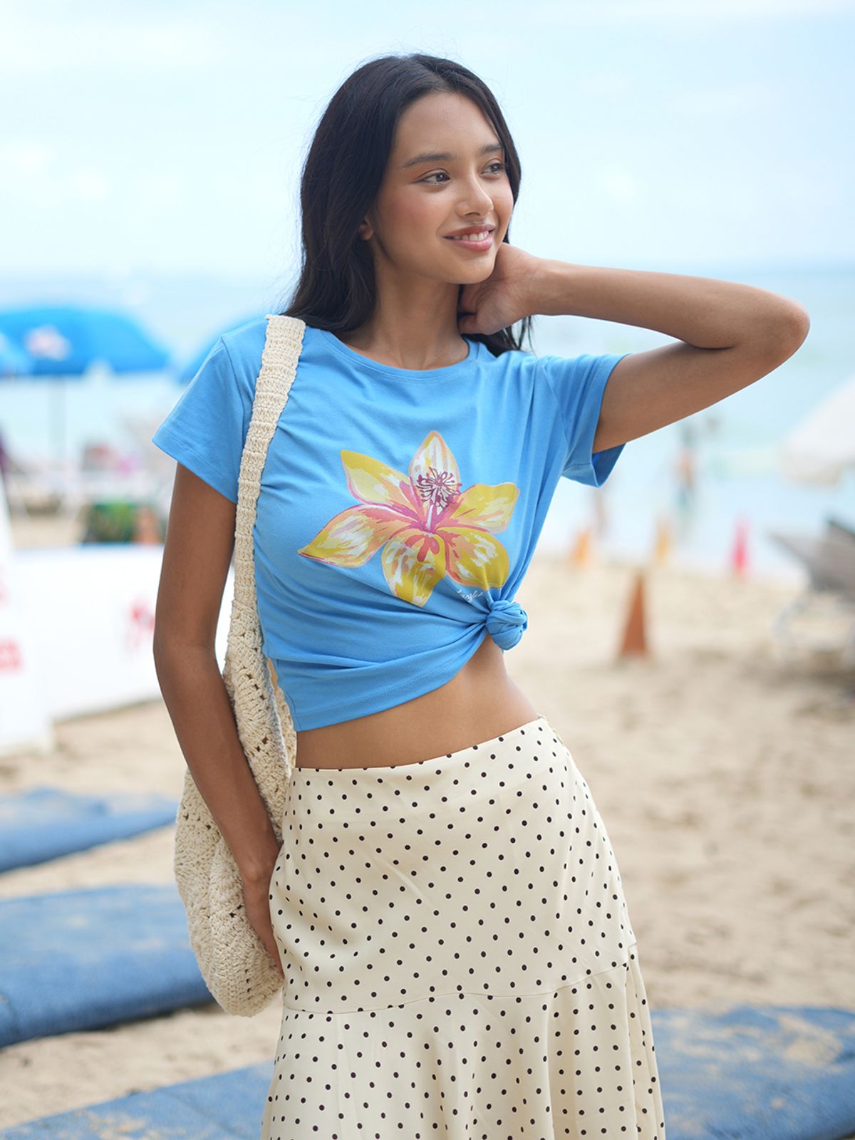 랭앤루(LANGNLU) HAENA T-Shirts(하에나)_BLUE