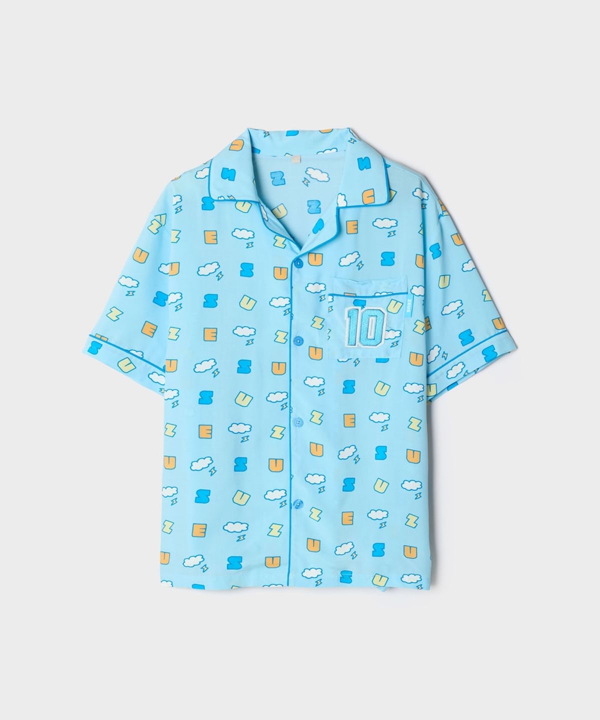 스파오(SPAO) [한화생명e스포츠] 반팔 파자마(Light Blue)_SPPPG37U15