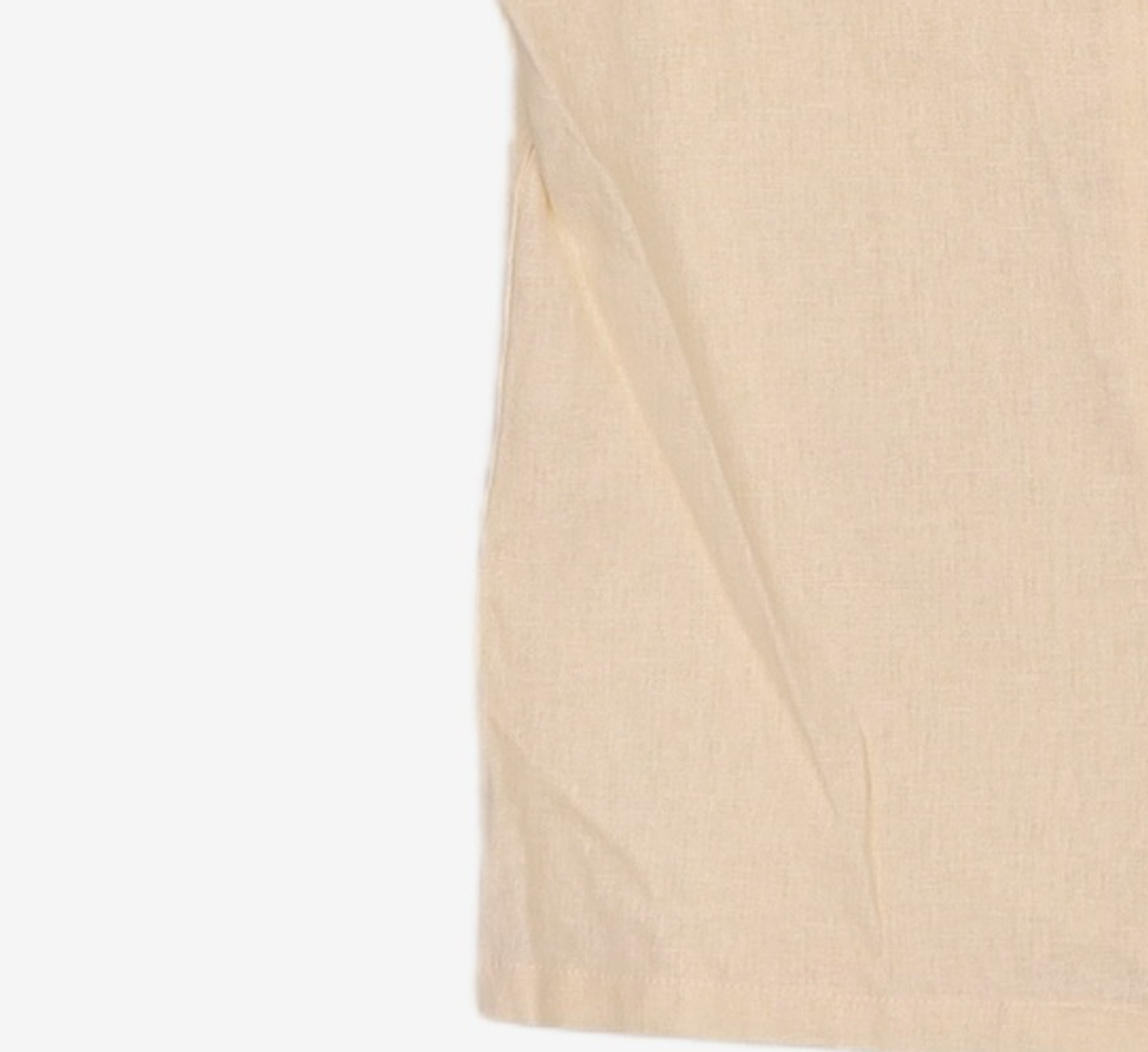 미쏘(MIXXO) 스퀘어드넥 반팔 린넨 블라우스 MIWBW9505A S