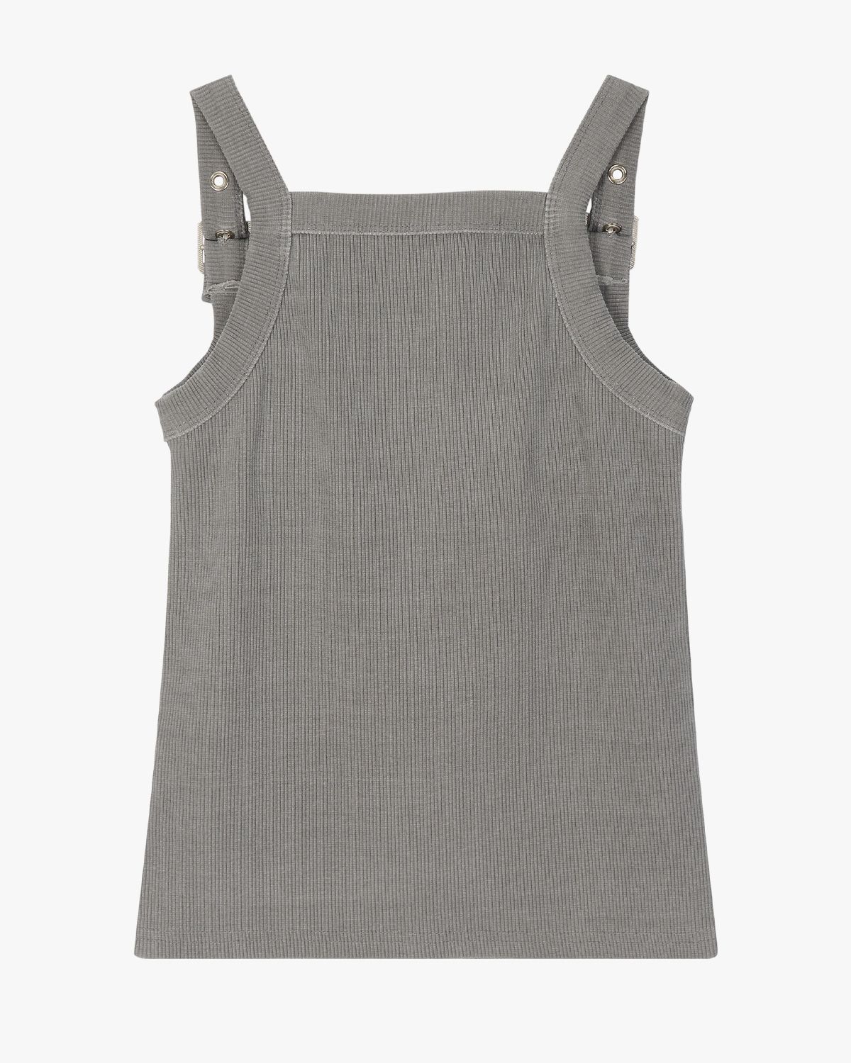 여린(YEORIN) Strap Pocket Tank (Charcoal)