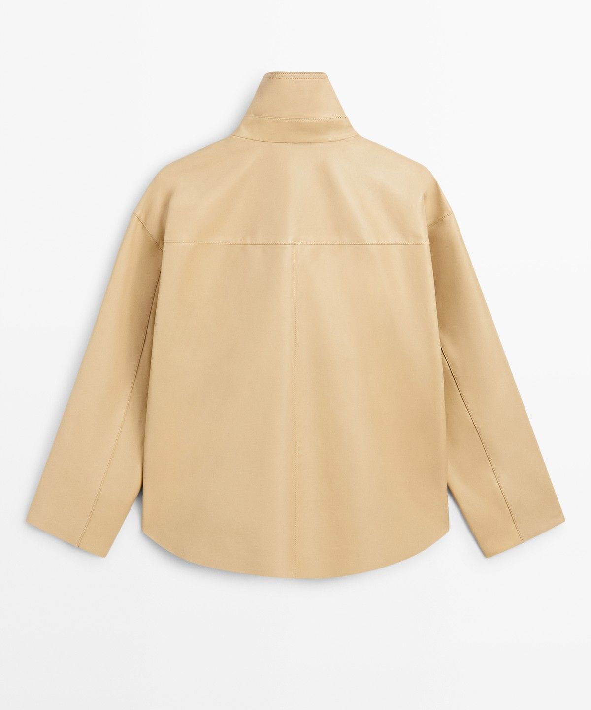 마시모두띠(MASSIMO DUTTI) 나파 가죽 셔츠