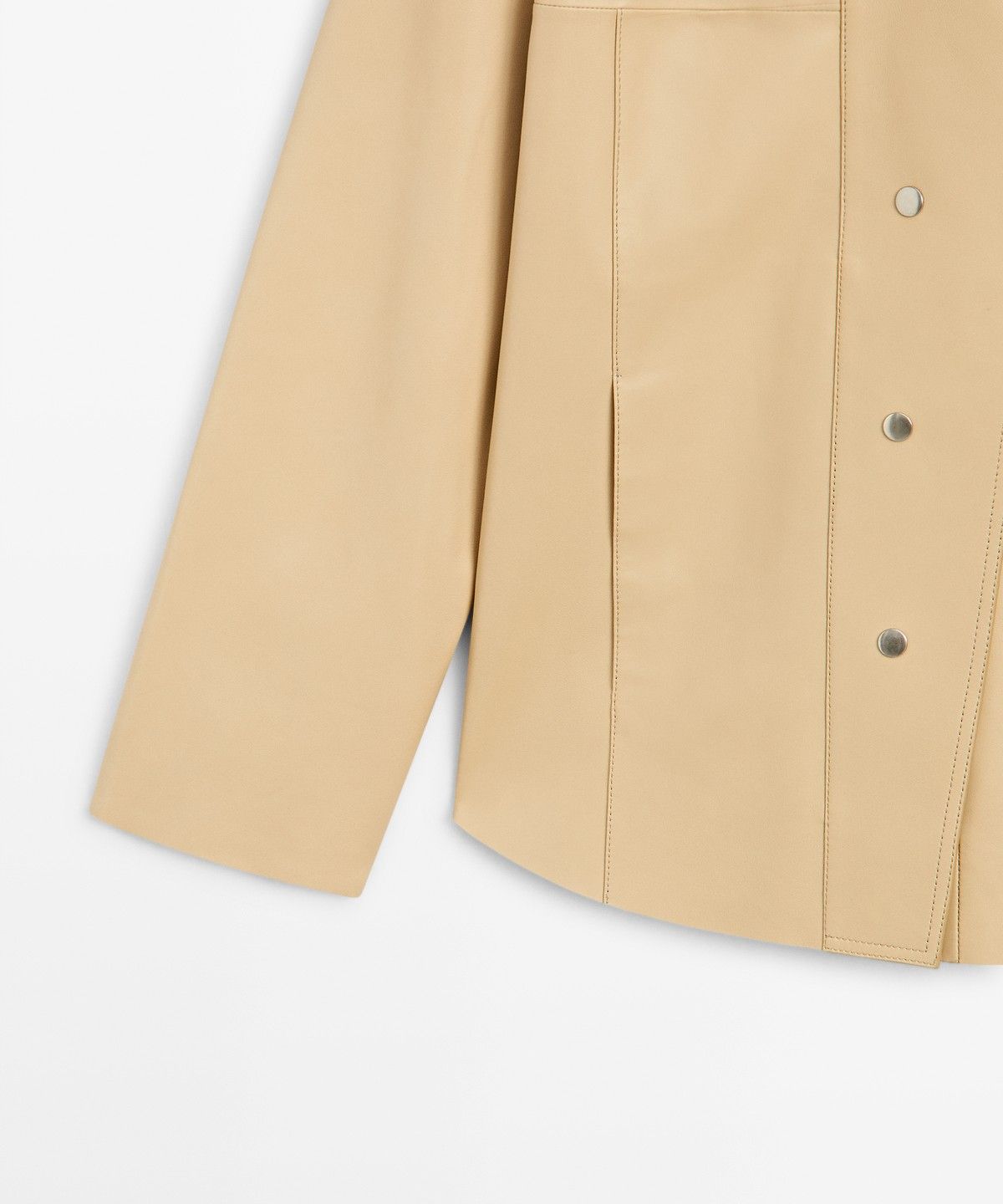마시모두띠(MASSIMO DUTTI) 나파 가죽 셔츠