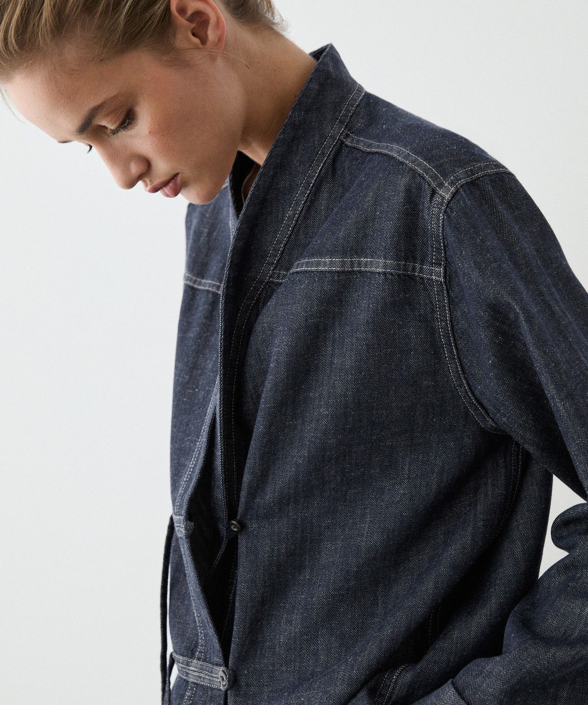 마시모두띠(MASSIMO DUTTI) 데님 오버셔츠