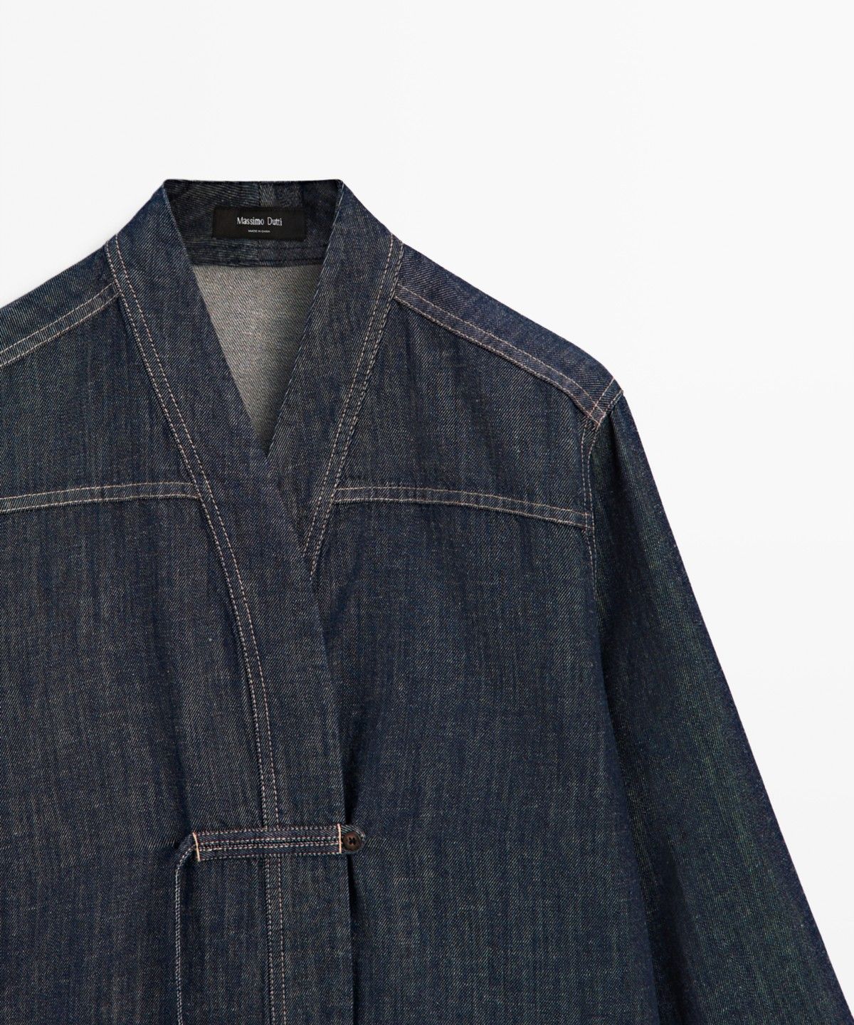 마시모두띠(MASSIMO DUTTI) 데님 오버셔츠