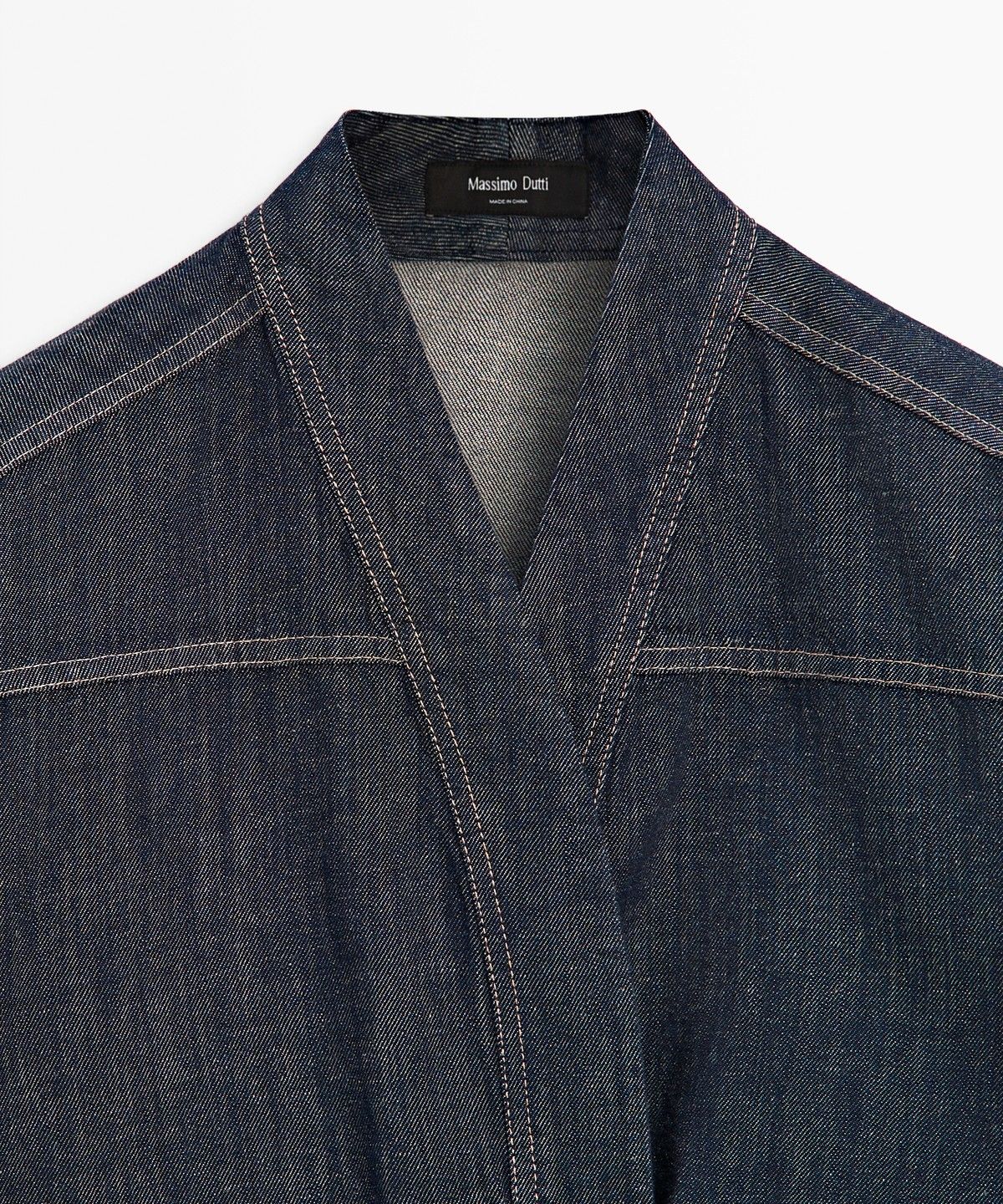 마시모두띠(MASSIMO DUTTI) 데님 오버셔츠