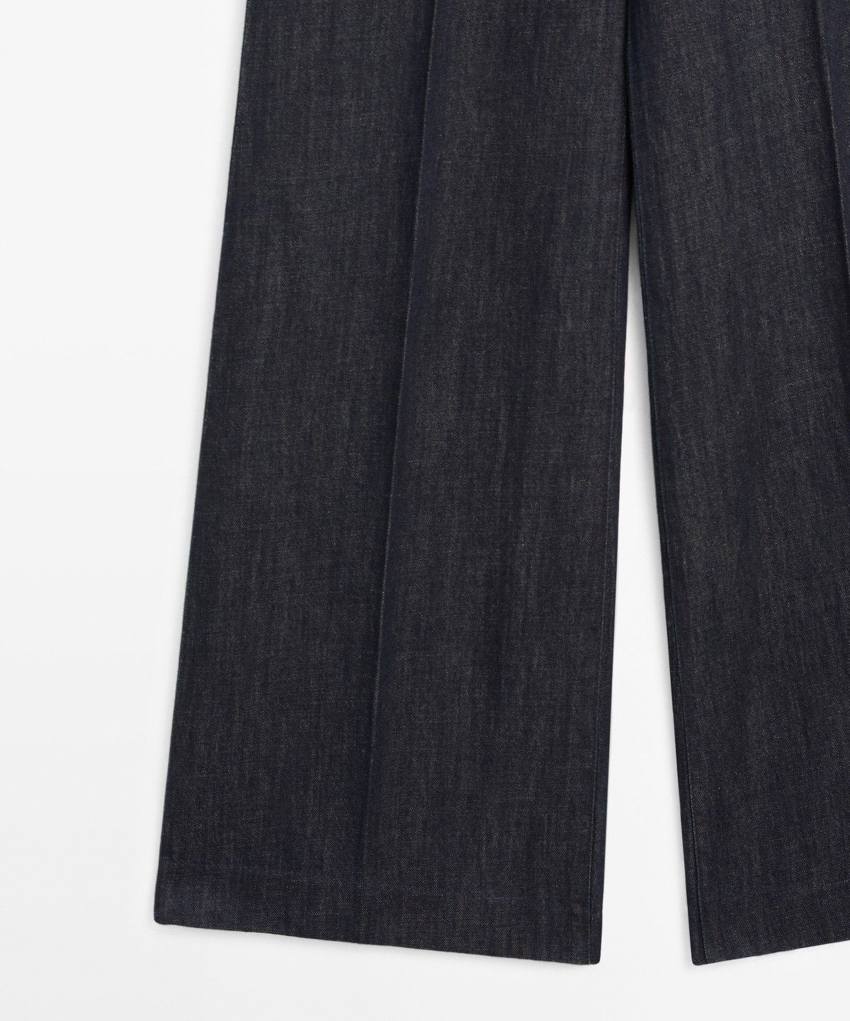 마시모두띠(MASSIMO DUTTI) 하이라이즈 팔라초 데님 팬츠