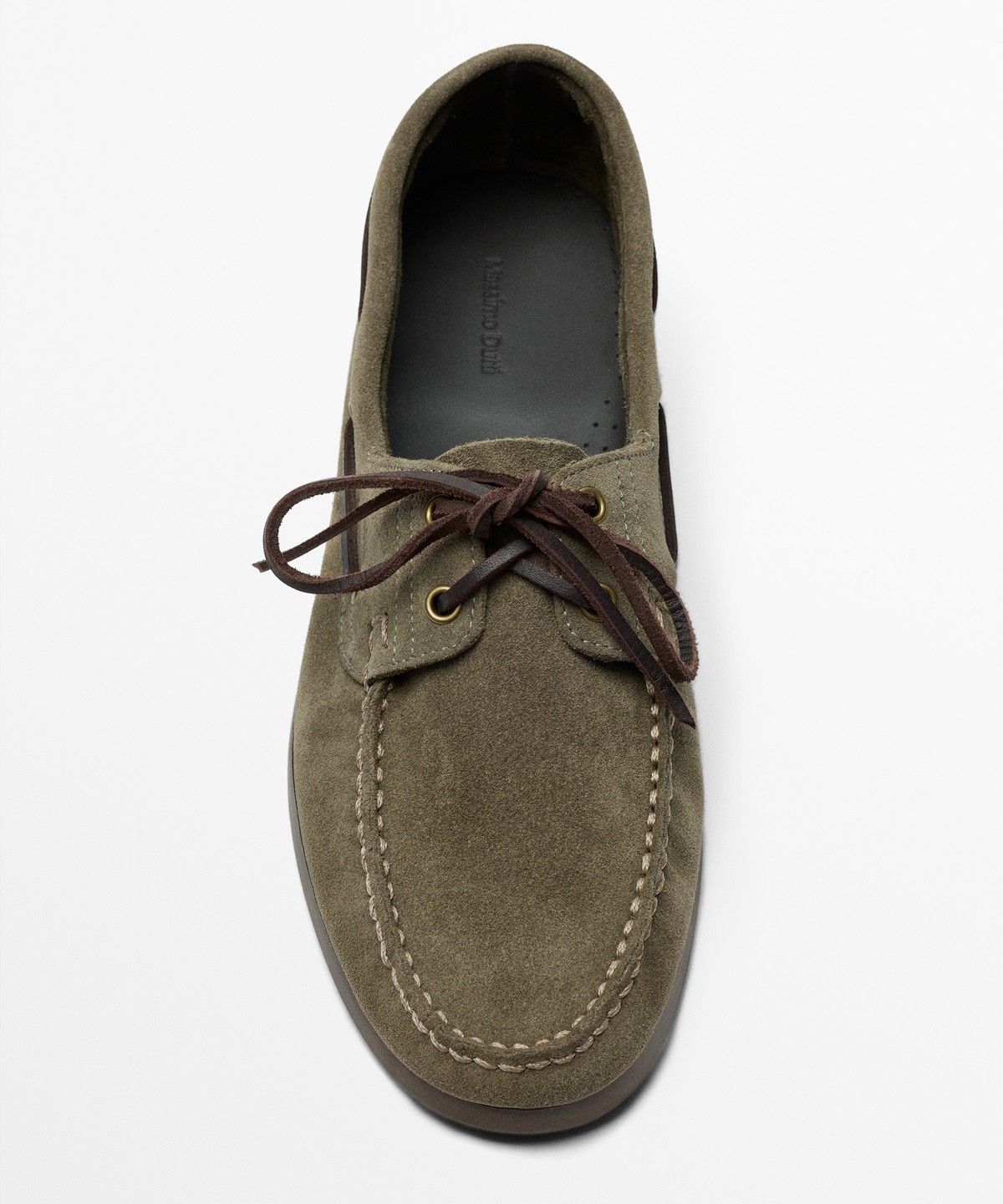 마시모두띠(MASSIMO DUTTI) 가죽 보트 슈즈