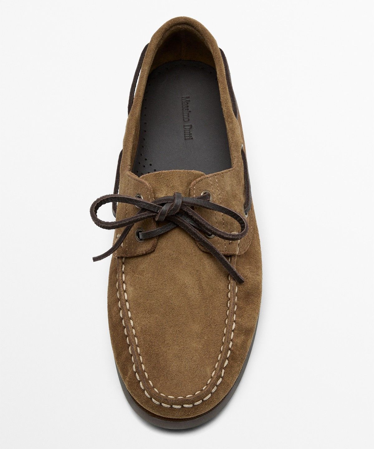 마시모두띠(MASSIMO DUTTI) 가죽 보트 슈즈