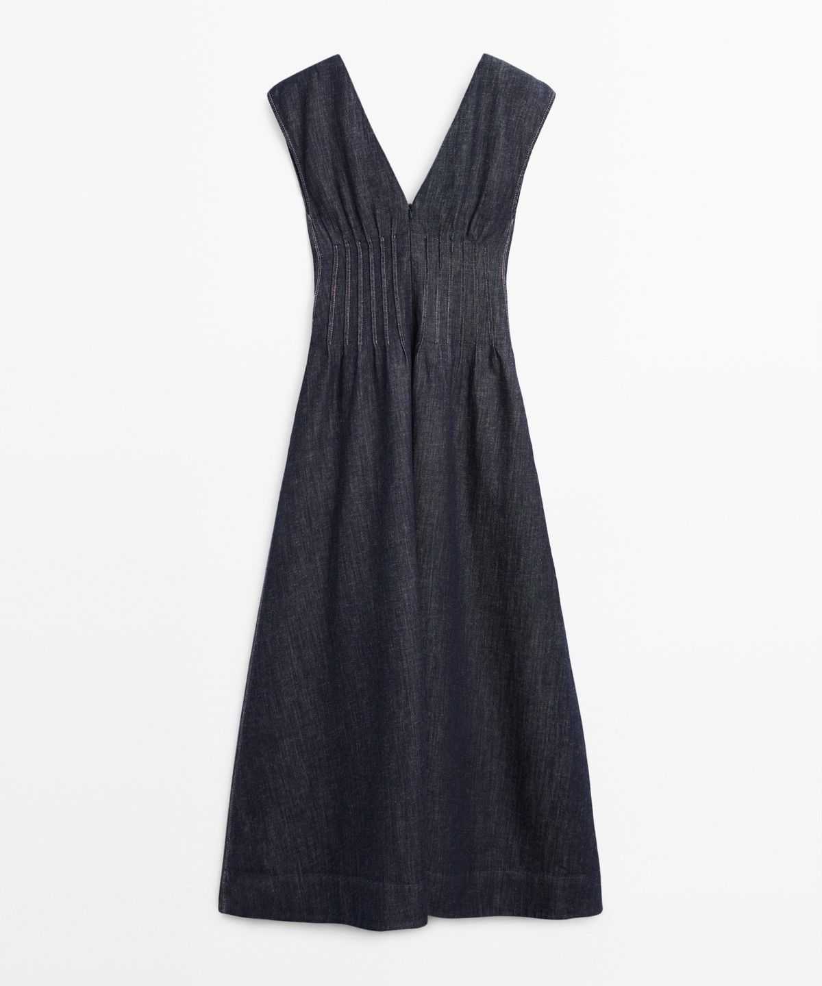 마시모두띠(MASSIMO DUTTI) 데님 미디 원피스