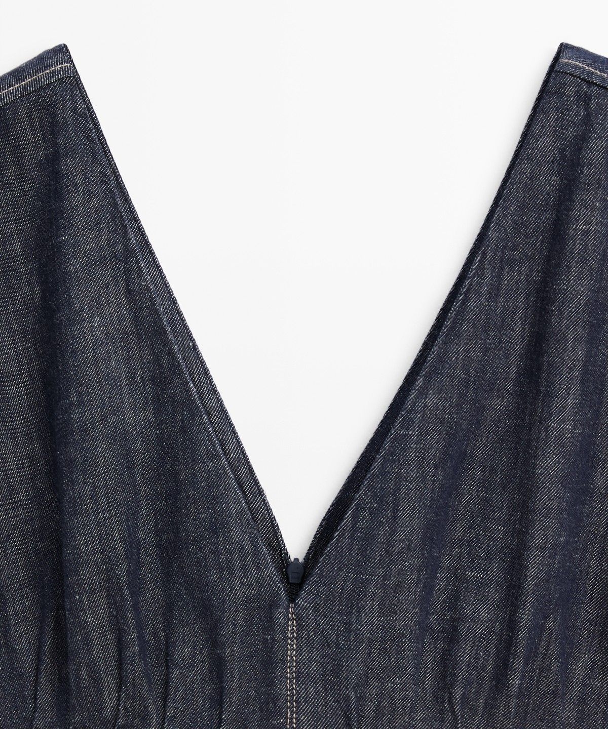 마시모두띠(MASSIMO DUTTI) 데님 미디 원피스