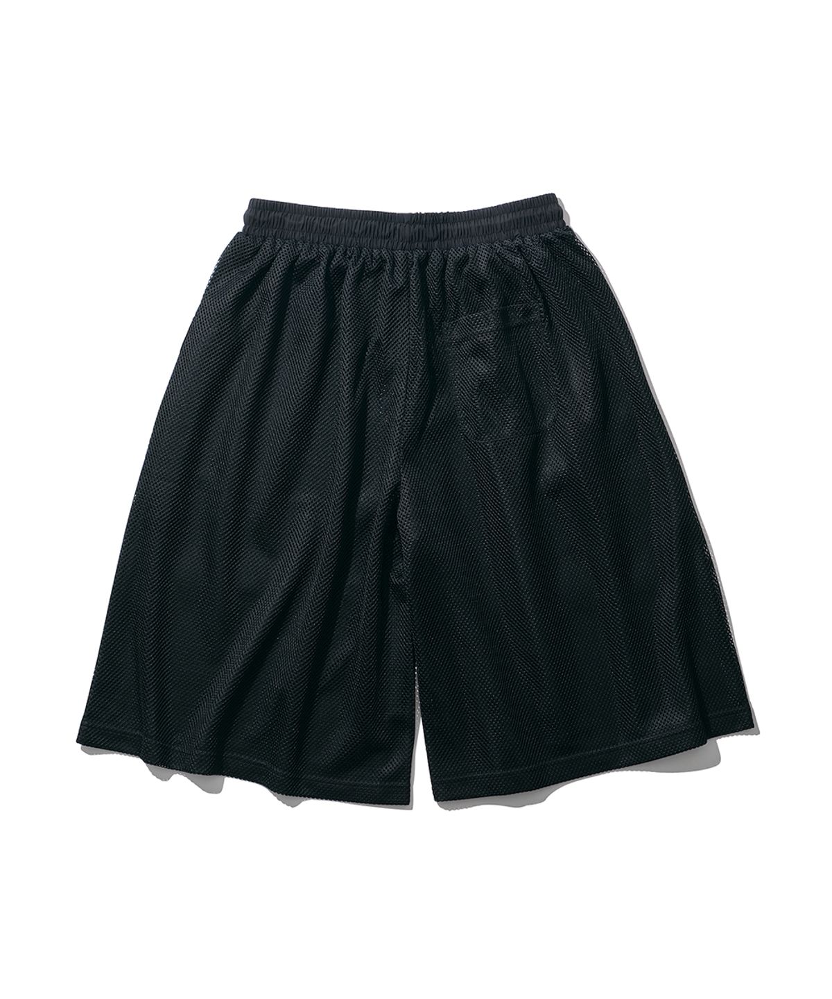 인투더스크(INTODUSK) DOUBLE MESH SHORTS - BLACK