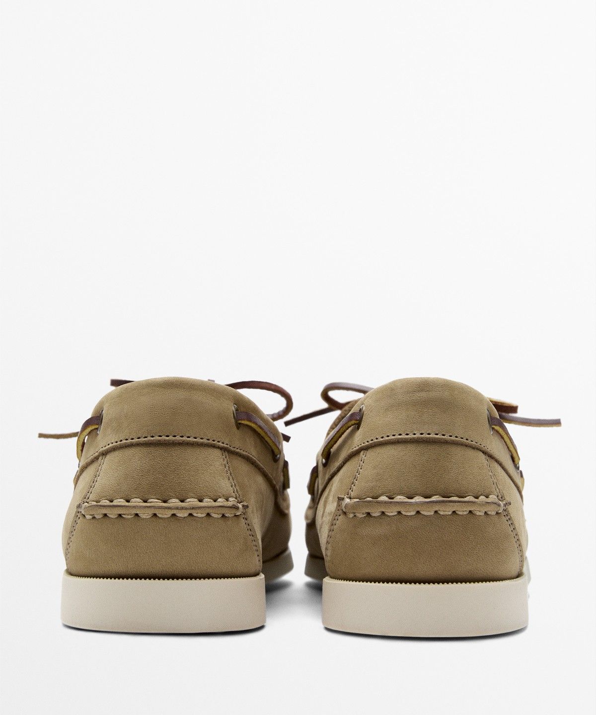 마시모두띠(MASSIMO DUTTI) 가죽 보트 슈즈