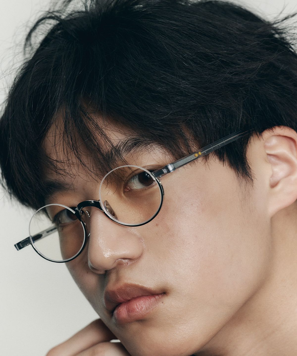 그라픽 플라스틱(GRAFIK:PLASTIC) zola.t_silver.gray clear