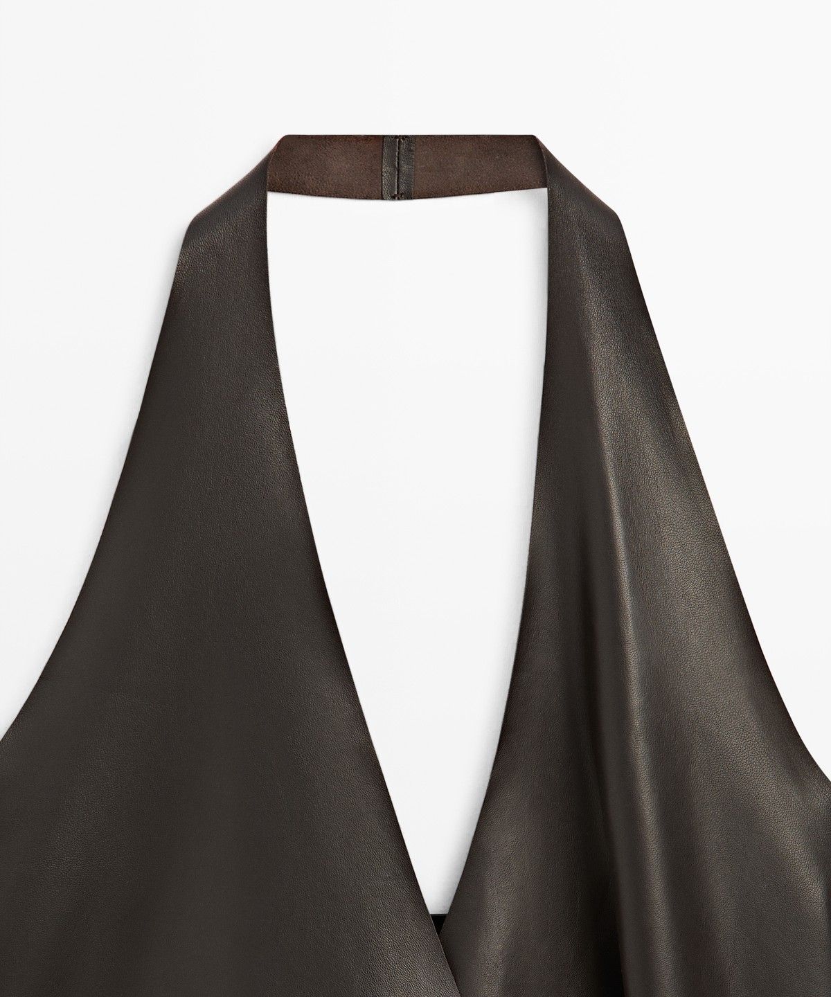 마시모두띠(MASSIMO DUTTI) 크로스 나파 가죽 탑