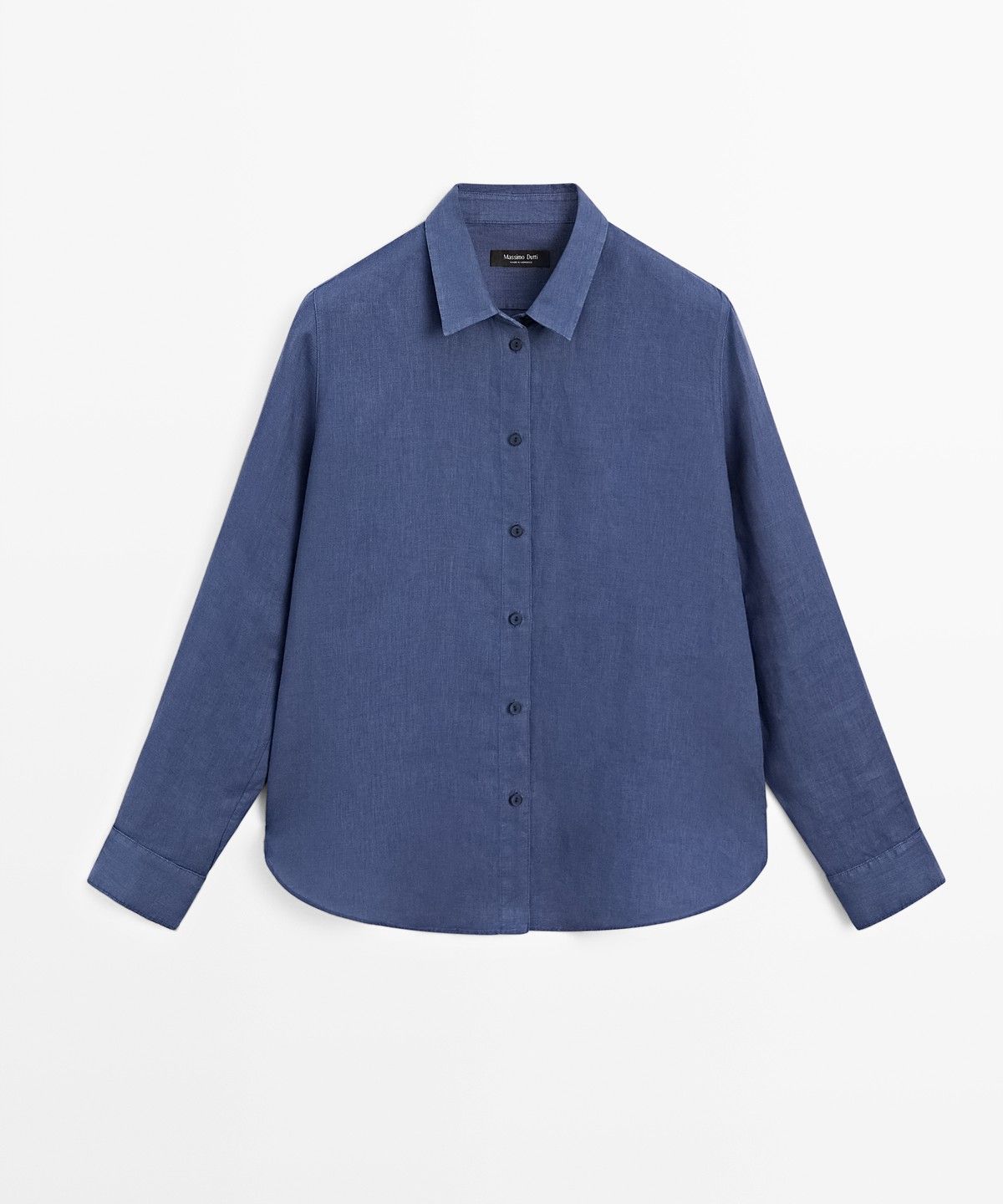 마시모두띠(MASSIMO DUTTI) 100% 린넨 루즈핏 셔츠