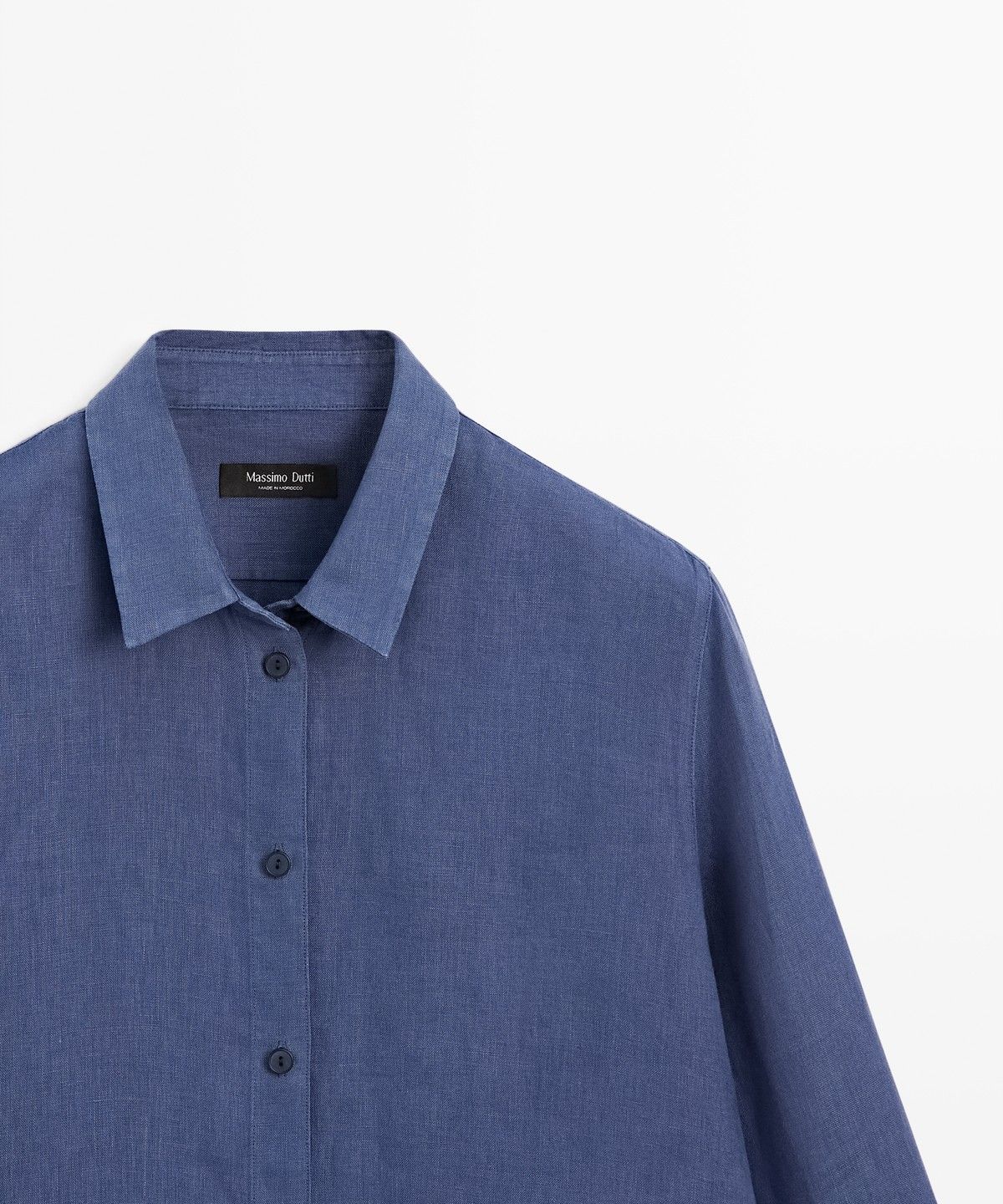 마시모두띠(MASSIMO DUTTI) 100% 린넨 루즈핏 셔츠