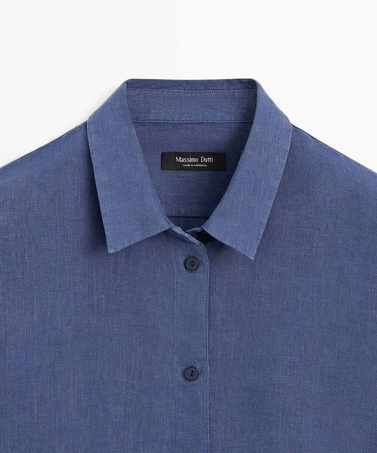 마시모두띠(MASSIMO DUTTI) 100% 린넨 루즈핏 셔츠