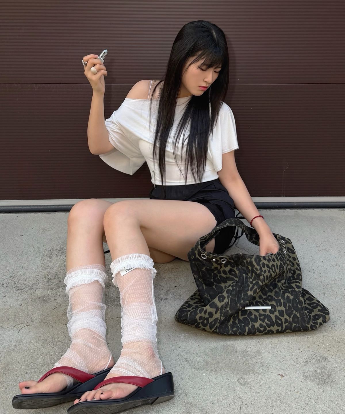 레이몬트(RAIMENT) Edge Bag_CAMO LEOPARD