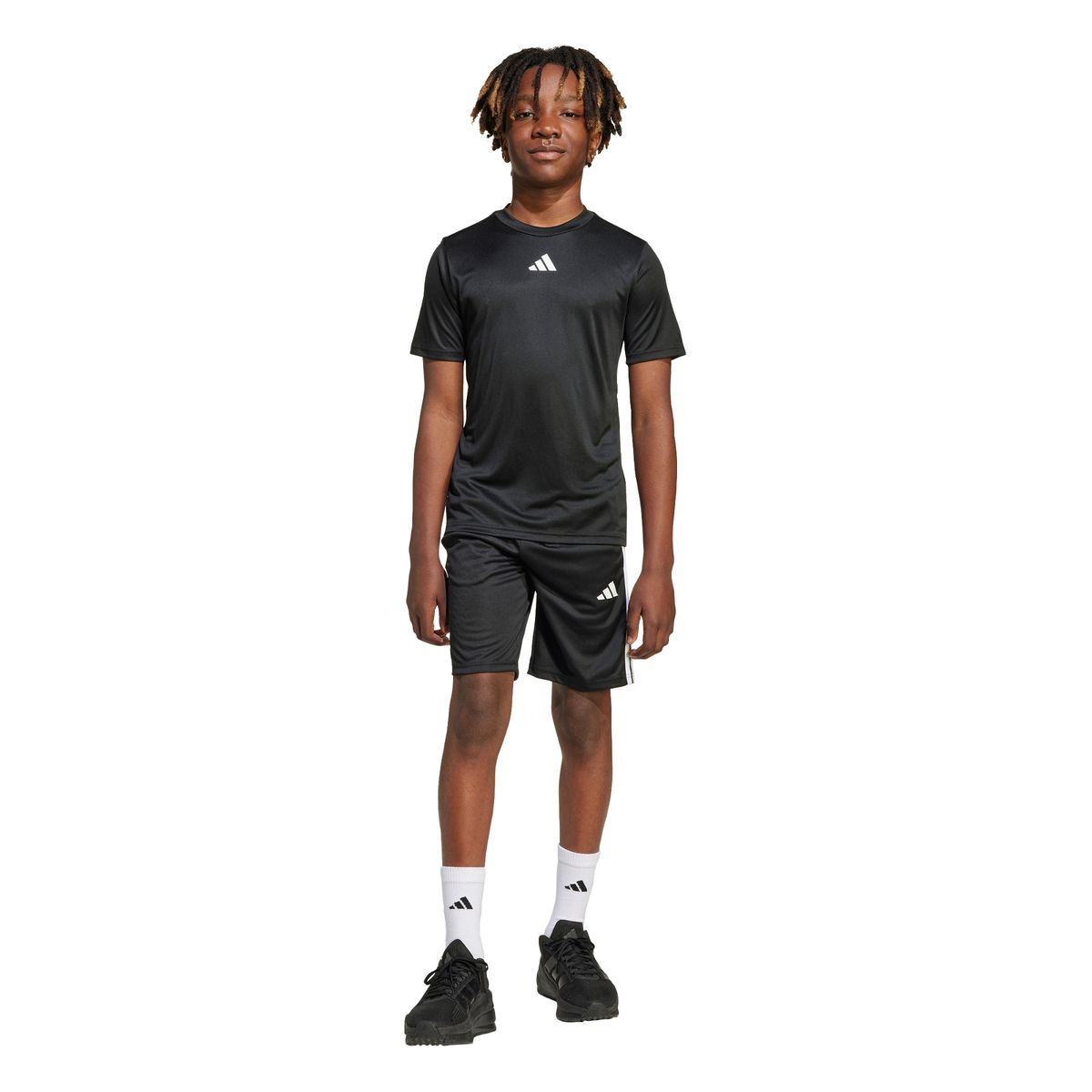 아디다스 키즈(ADIDAS KIDS) 트레인 에센셜 3S 티 세트 JJ1029