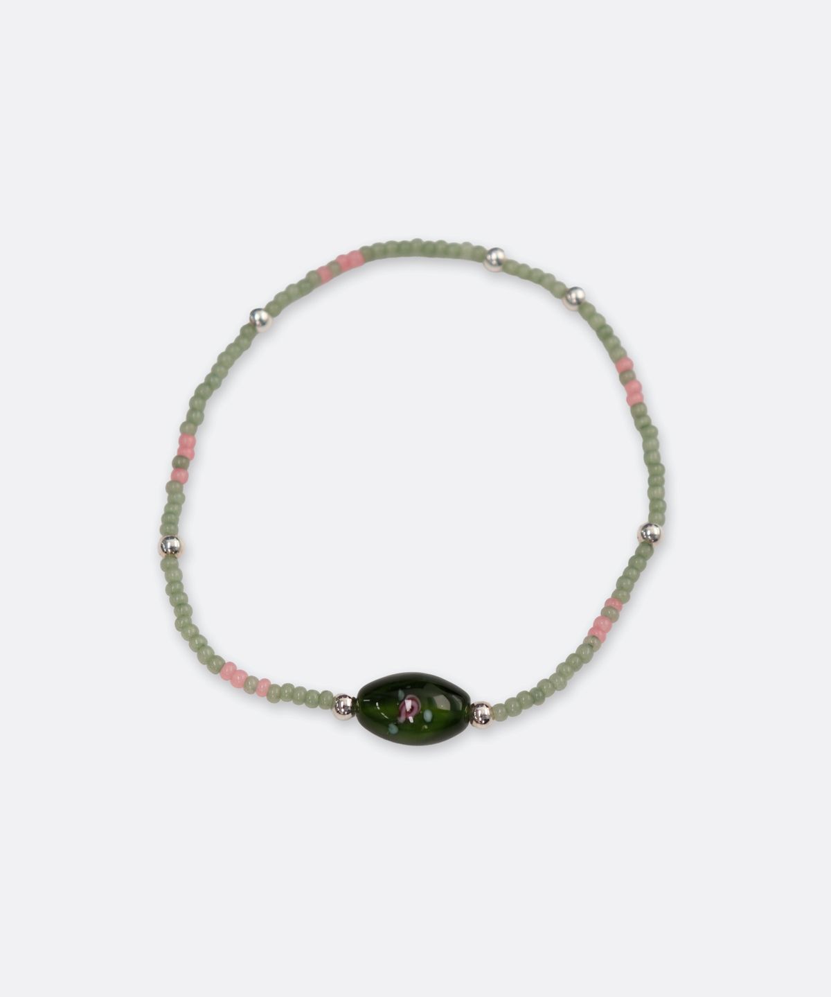 봉보(BONBEAU) Aria lampball pastel beads Bracelet 핸드메이드 글라스 램프볼 참 파스텔 컬러 비즈 팔찌