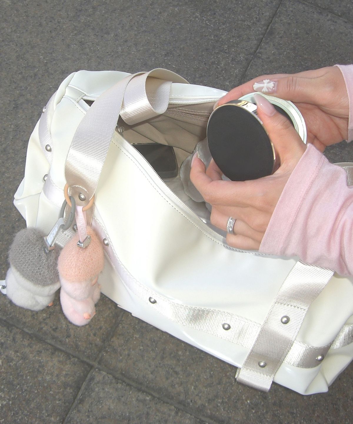 레이몬트(RAIMENT) Gleam Bag_IVORY