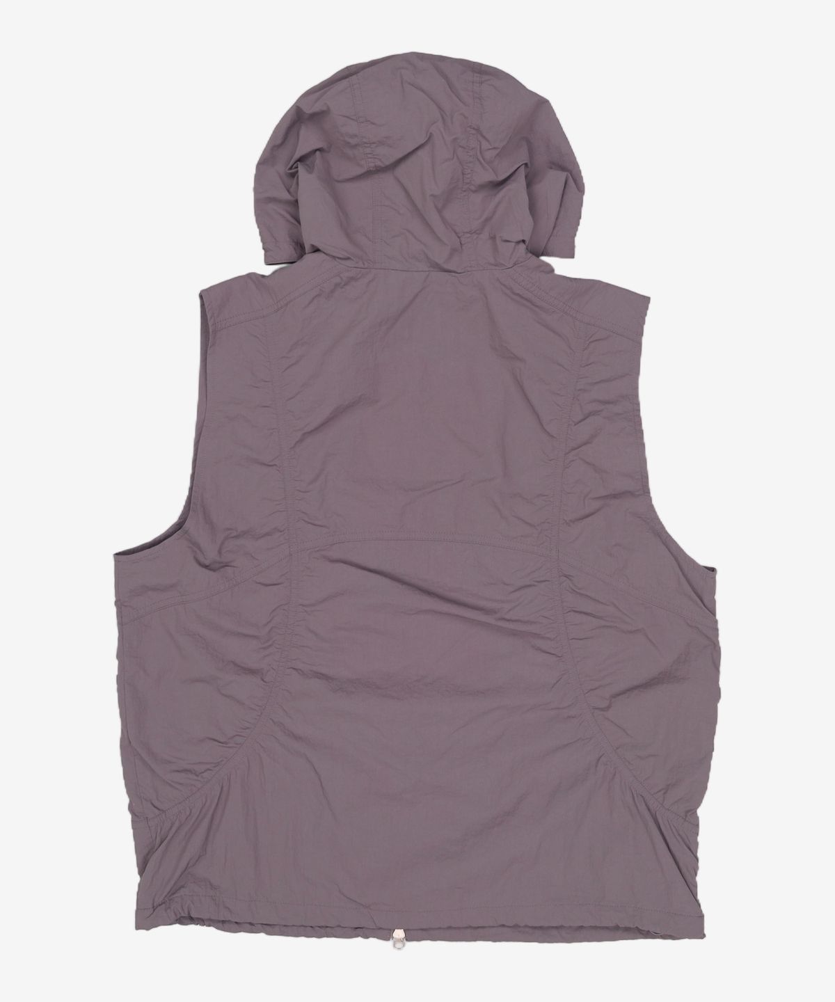 크리틱(CRITIC) GLOSSY HOOD VEST LIGHT GREY M