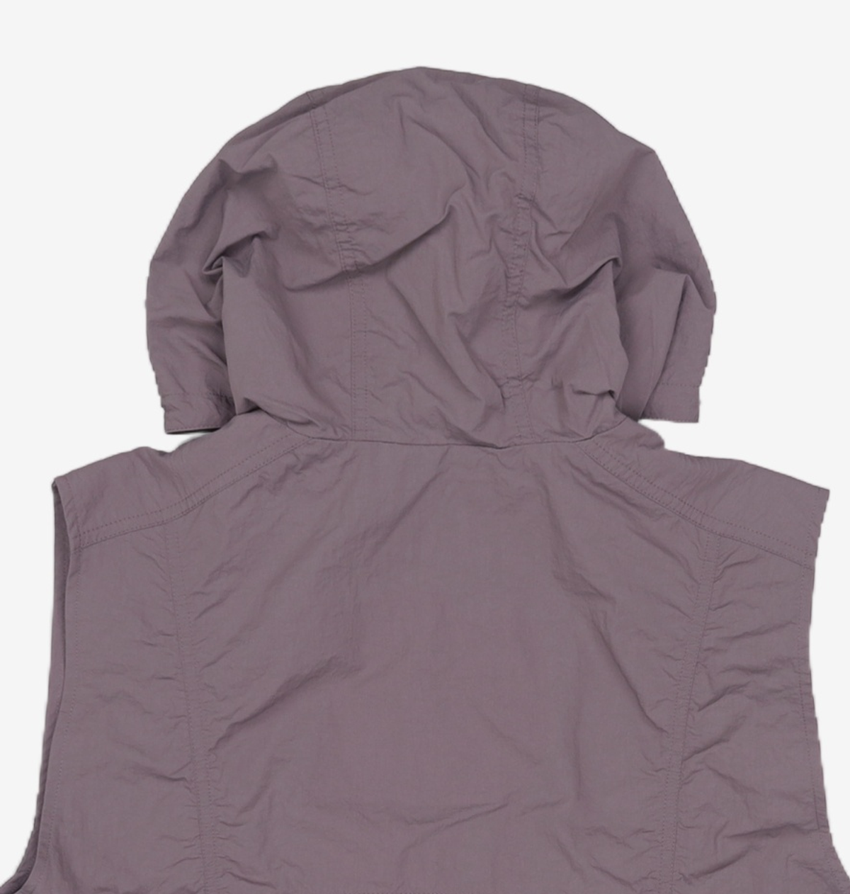 크리틱(CRITIC) GLOSSY HOOD VEST LIGHT GREY M